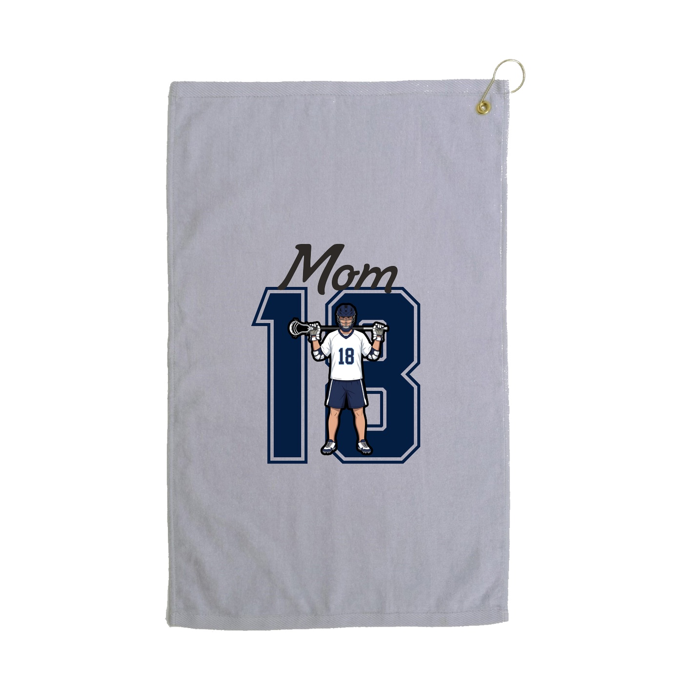 Golf Towel — Mothers Day Shirsey in Grey