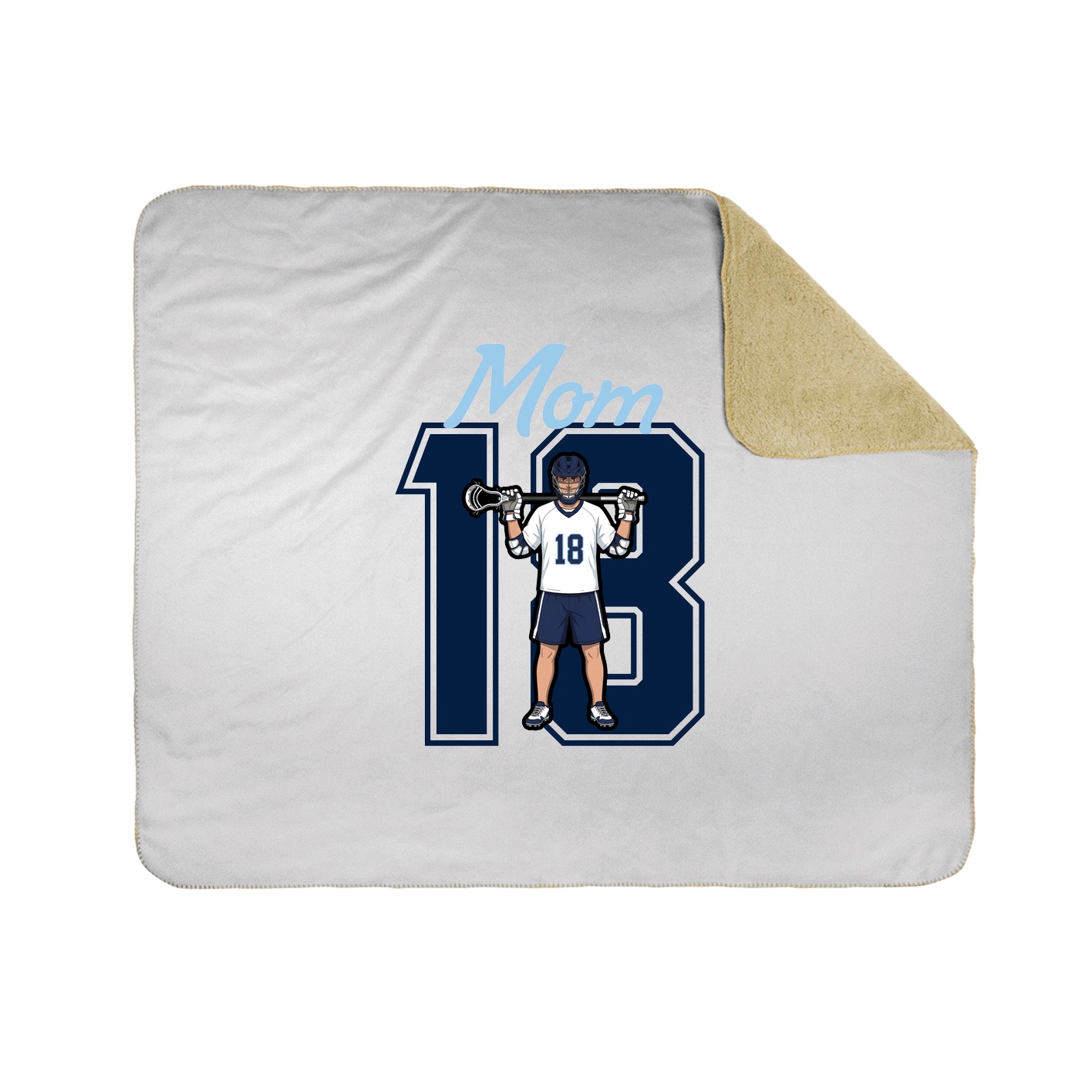 Throw Blanket — Mothers Day Shirsey in White