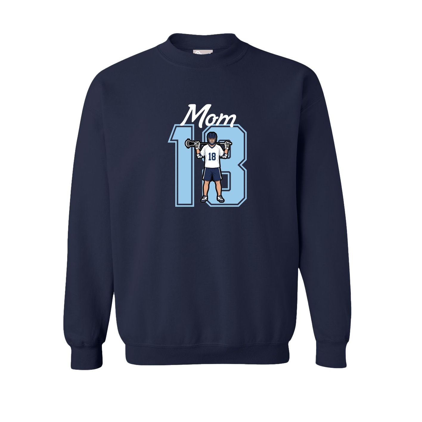 Fleece Crew — Mothers Day Shirsey in Navy