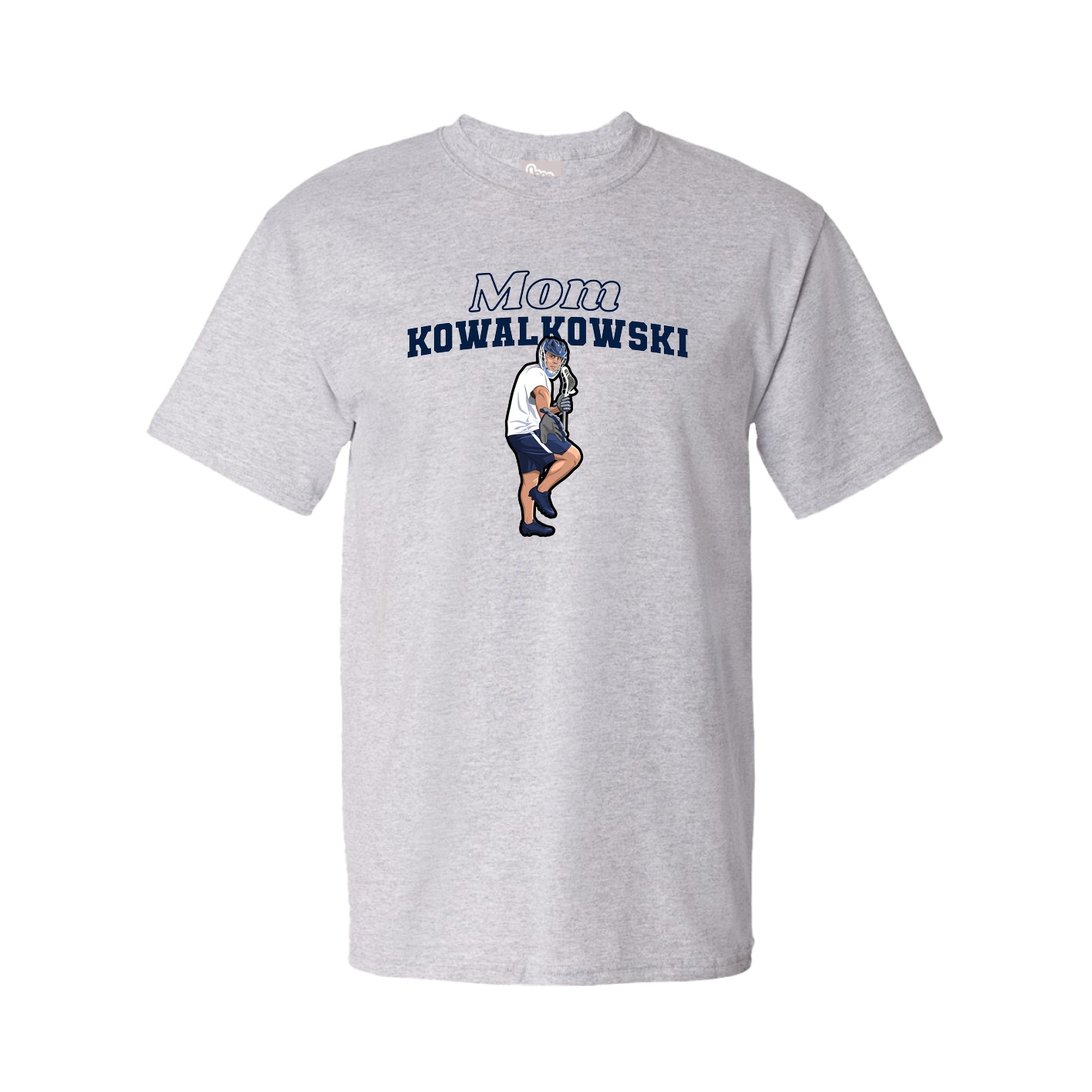 Youth Tee — Mothers Day Block in Grey