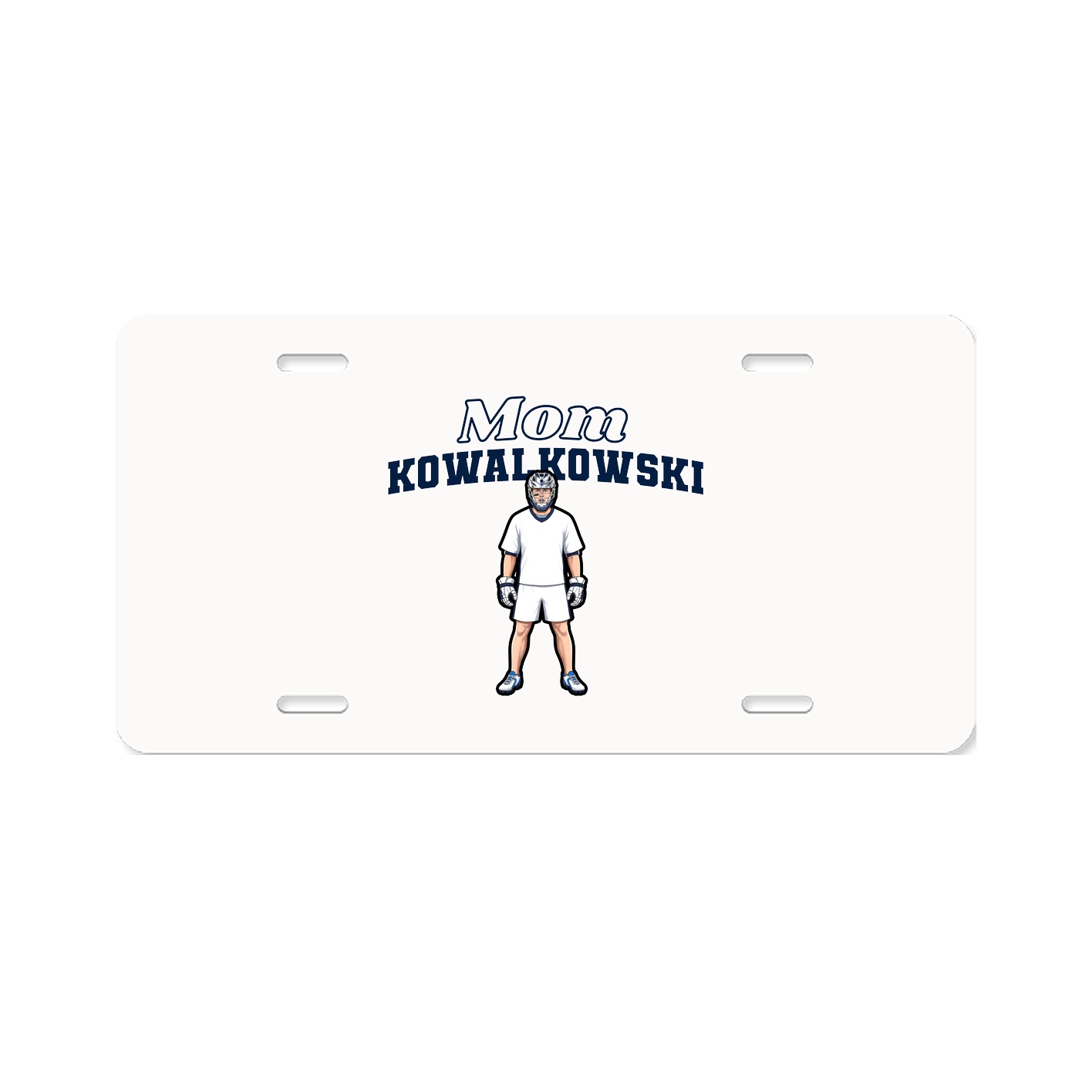 License Plate — Mothers Day Block in Classic
