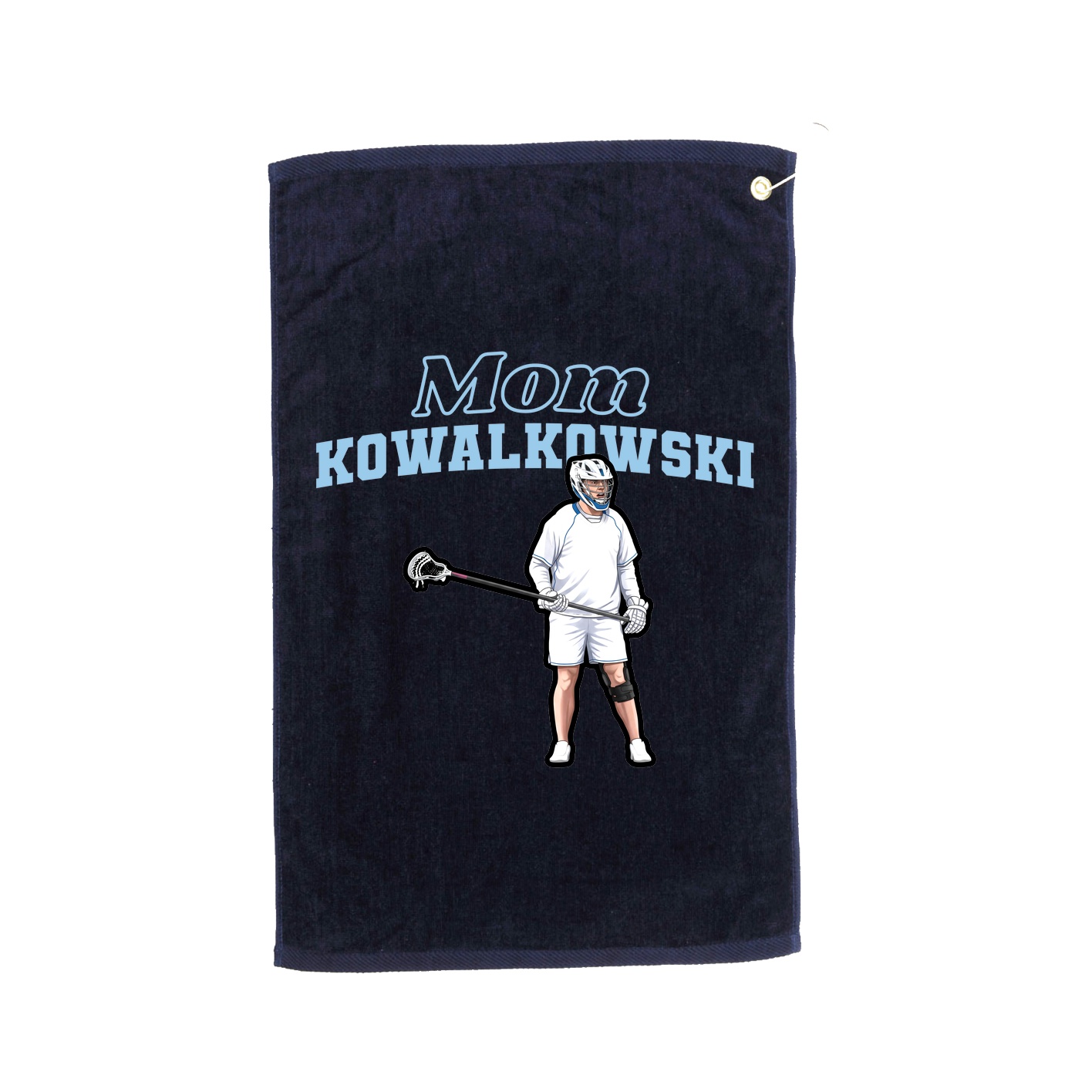 Golf Towel — Mothers Day Block in Navy