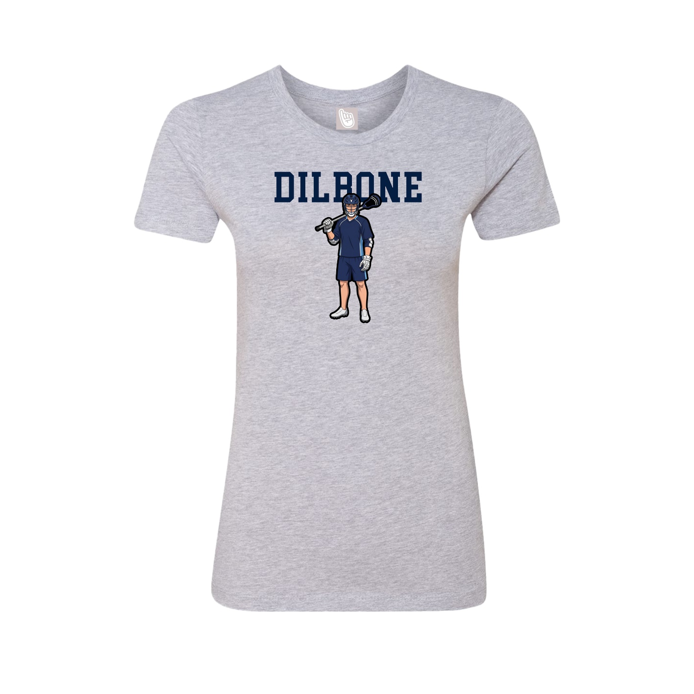 Fitted Women's Tee — Shirsey in Grey