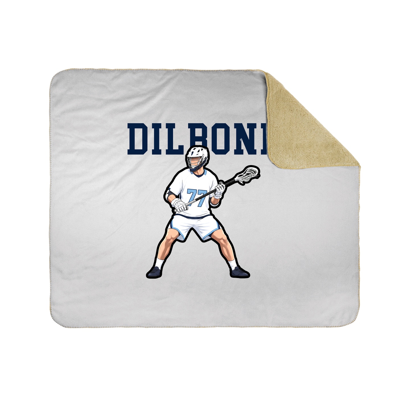 Throw Blanket — Shirsey in White