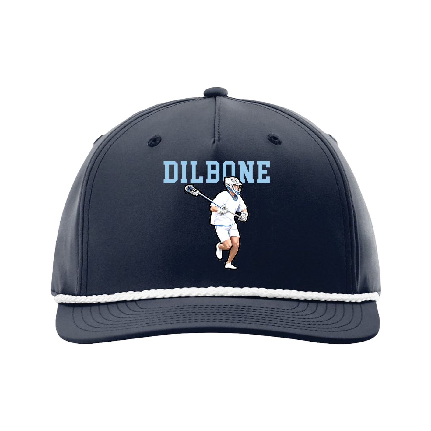 Five-Panel Classic Rope Cap — Shirsey in Navy