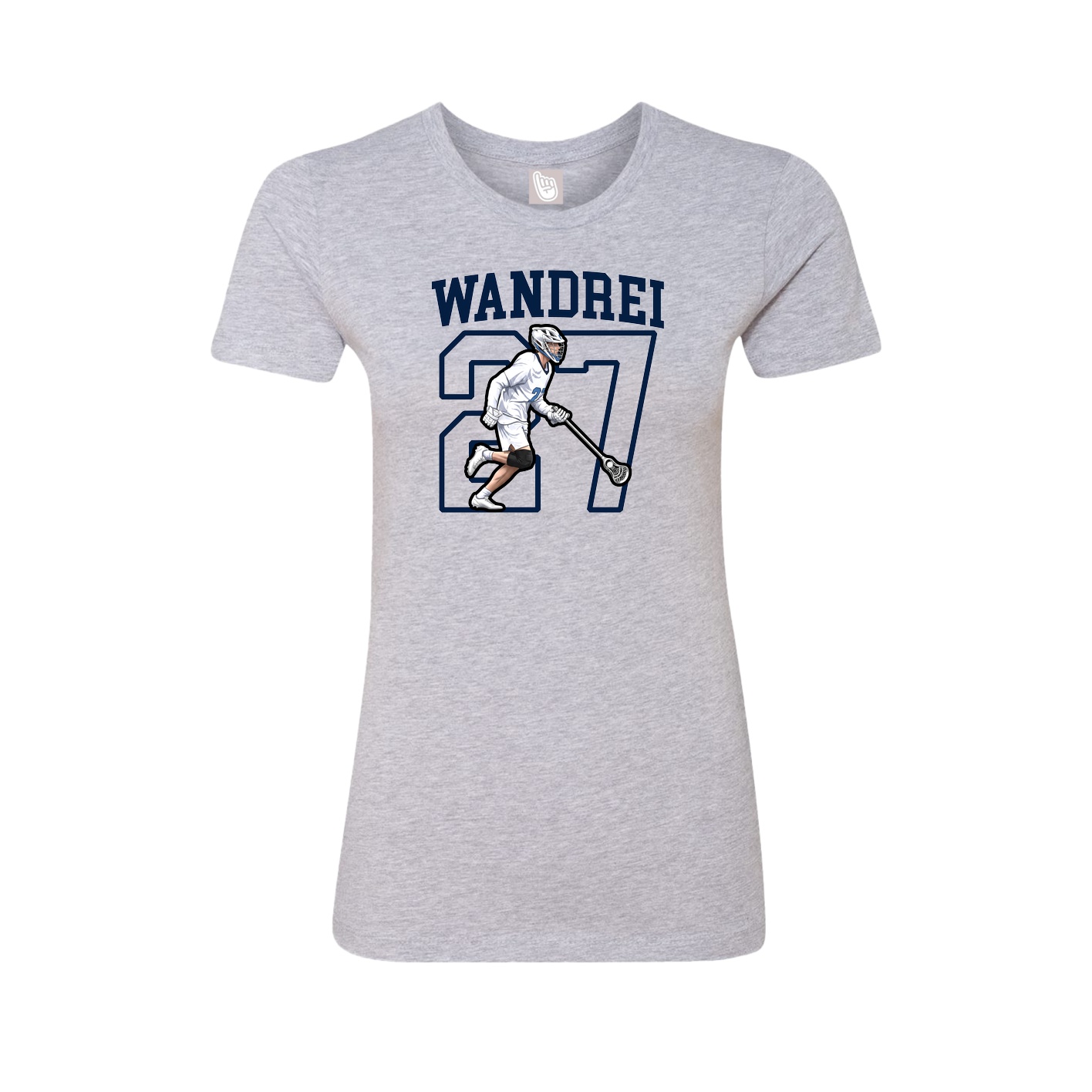 Fitted Women's Tee — Shirsey in Grey