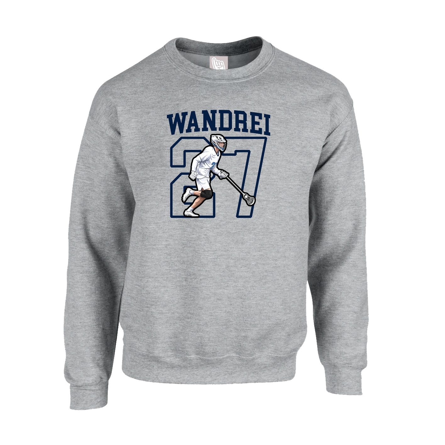Fleece Crew — Shirsey in Grey