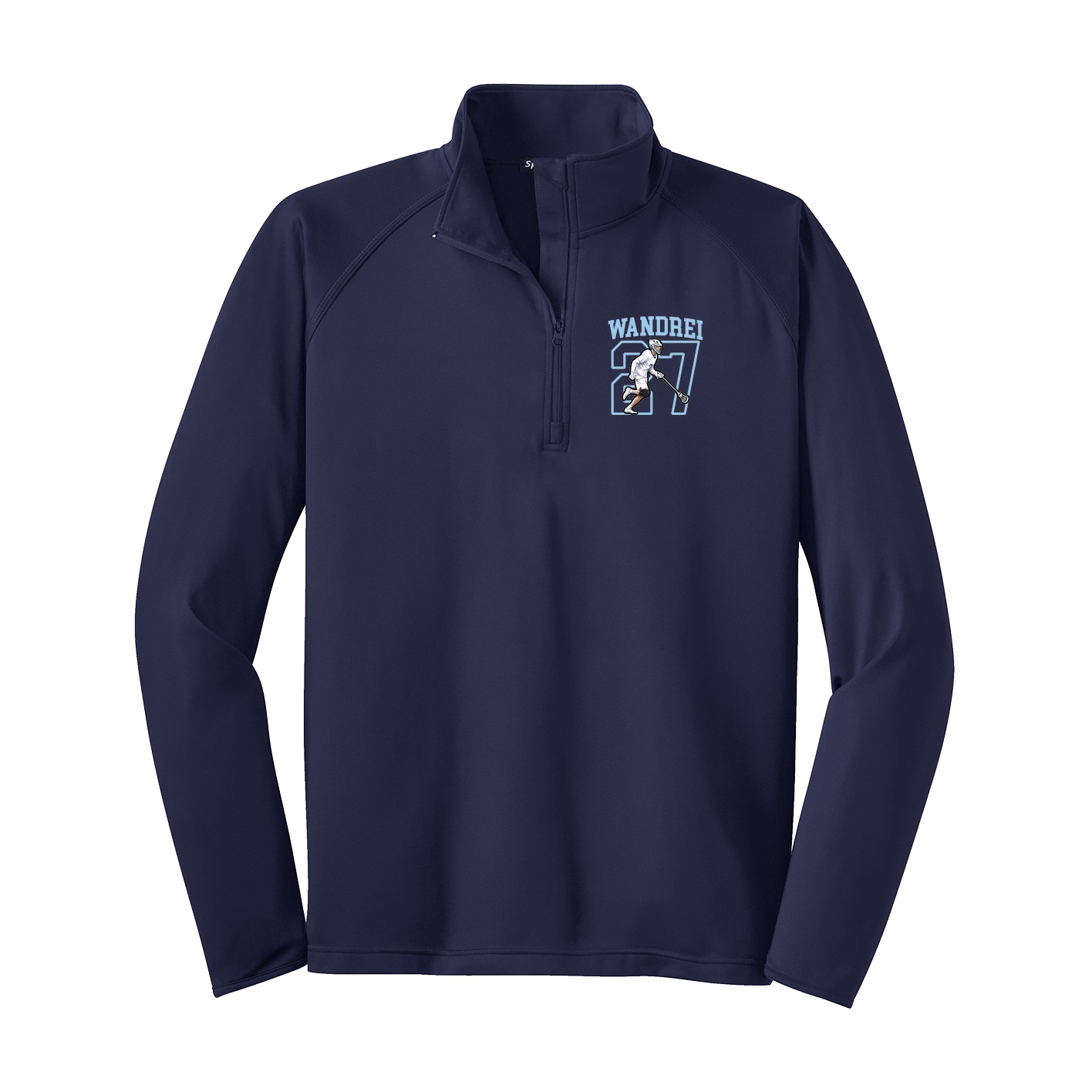 Q-Zip Pullover — Shirsey in Navy