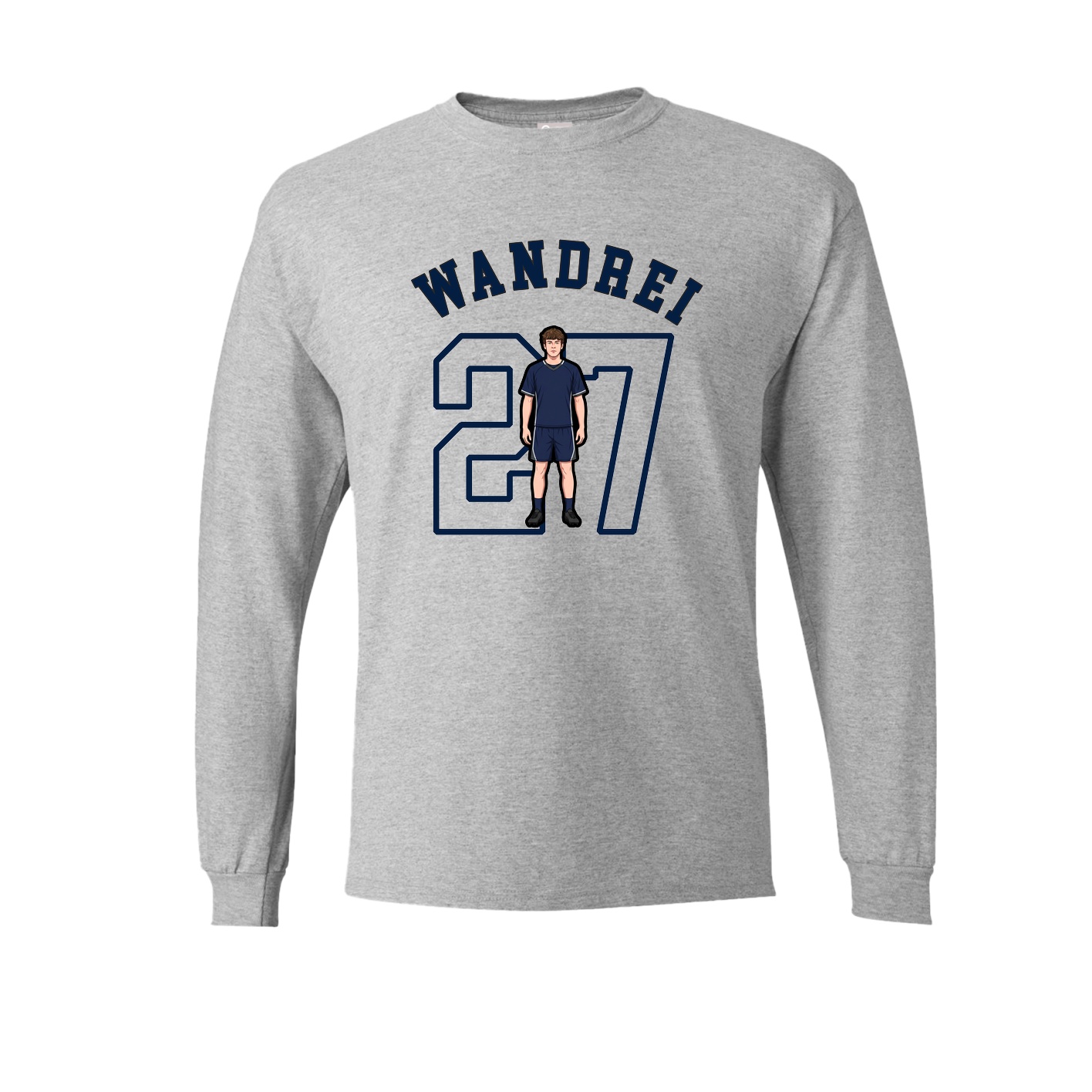 Long Sleeve Tee — Shirsey Arch in Grey