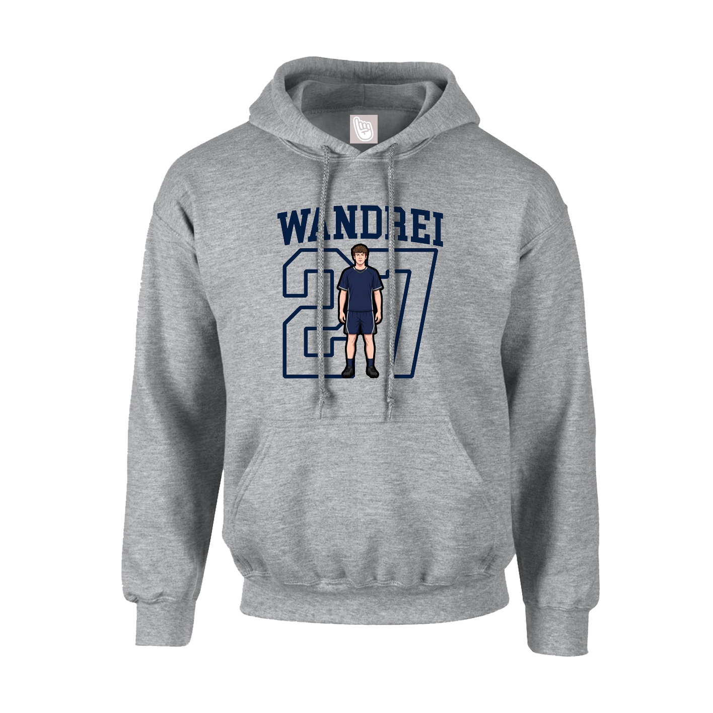Hoodie — Shirsey in Grey