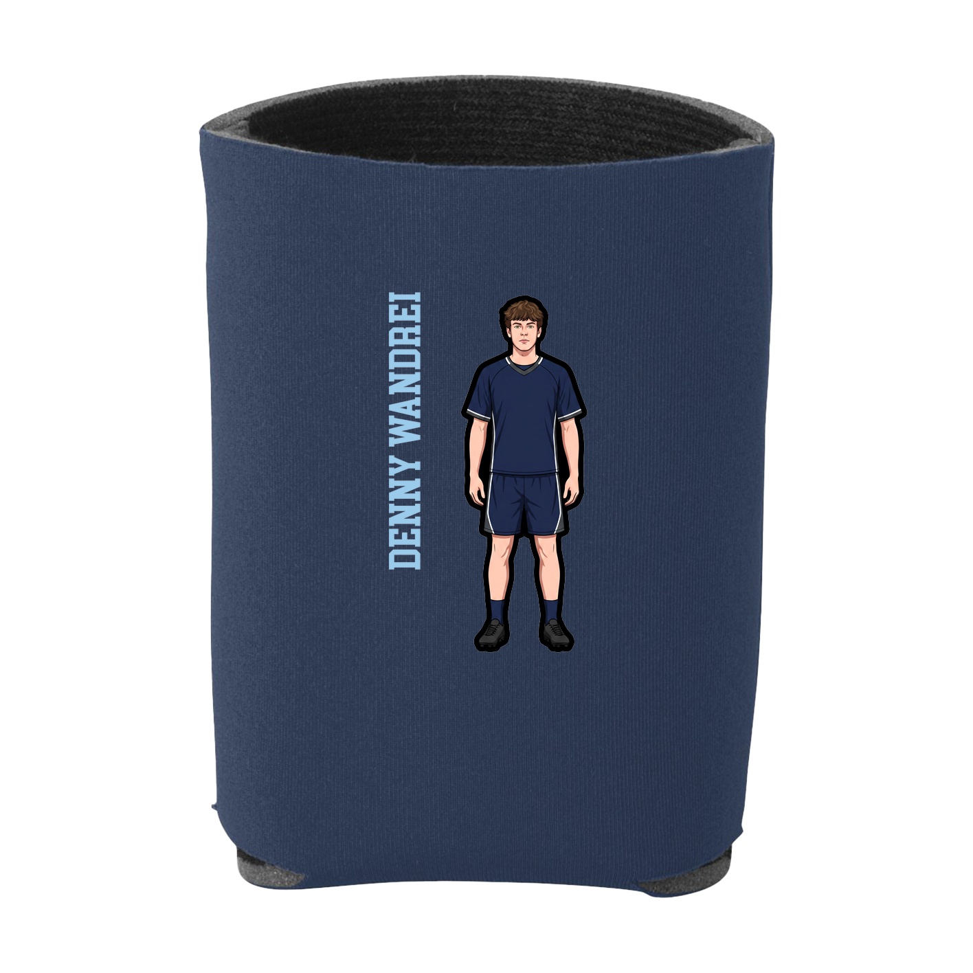 Can Holder — Name Vertical in Navy
