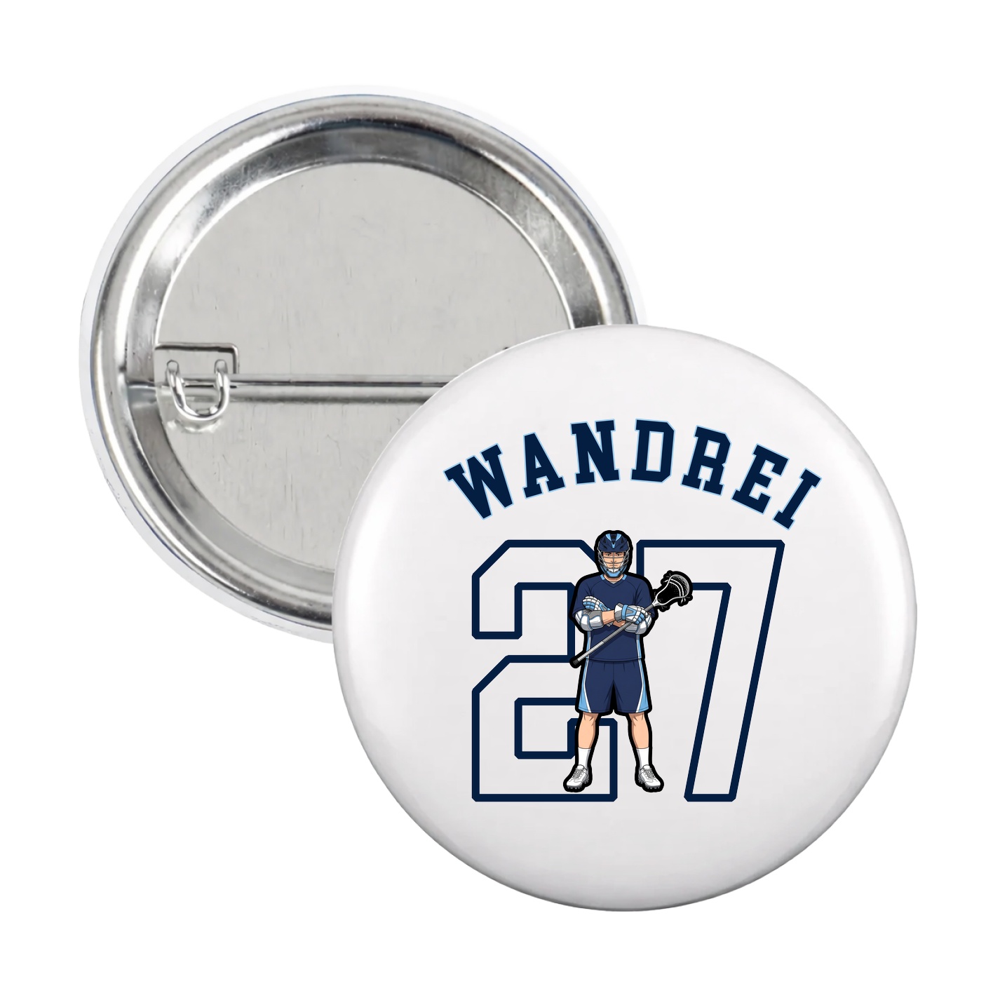 Game Day Button — Shirsey Arch in White