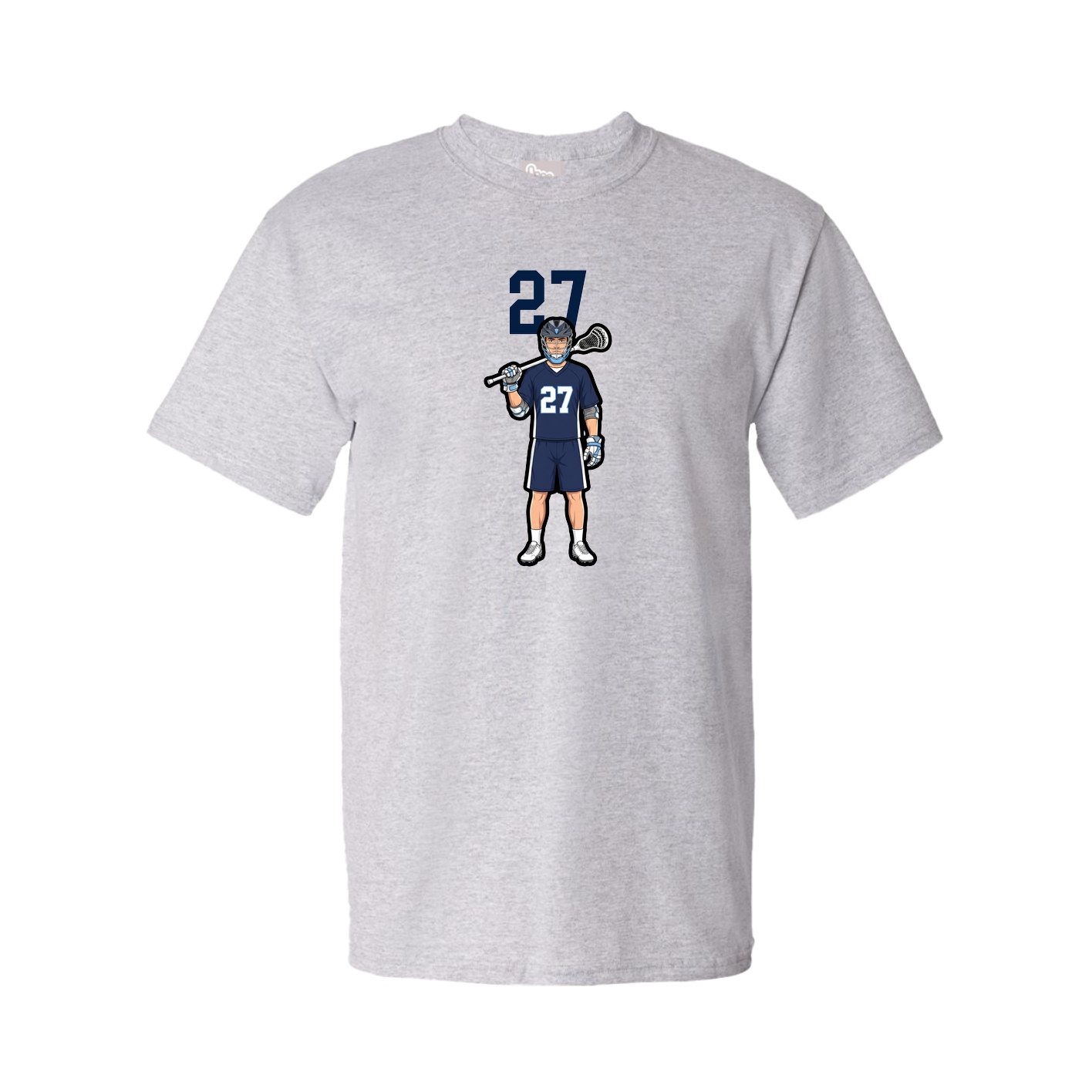 Tee — Number Top in Grey