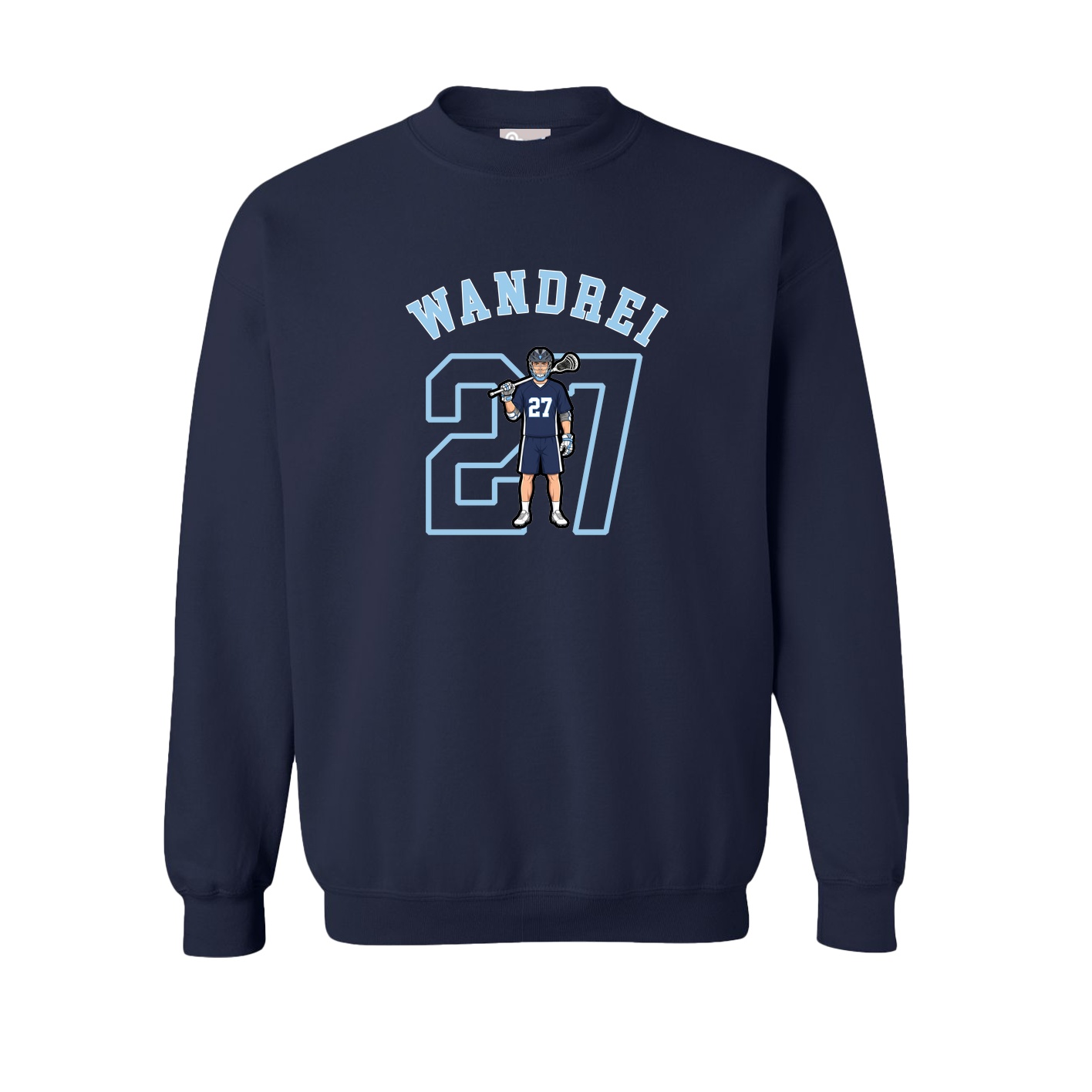 Fleece Crew — Shirsey Arch in Navy
