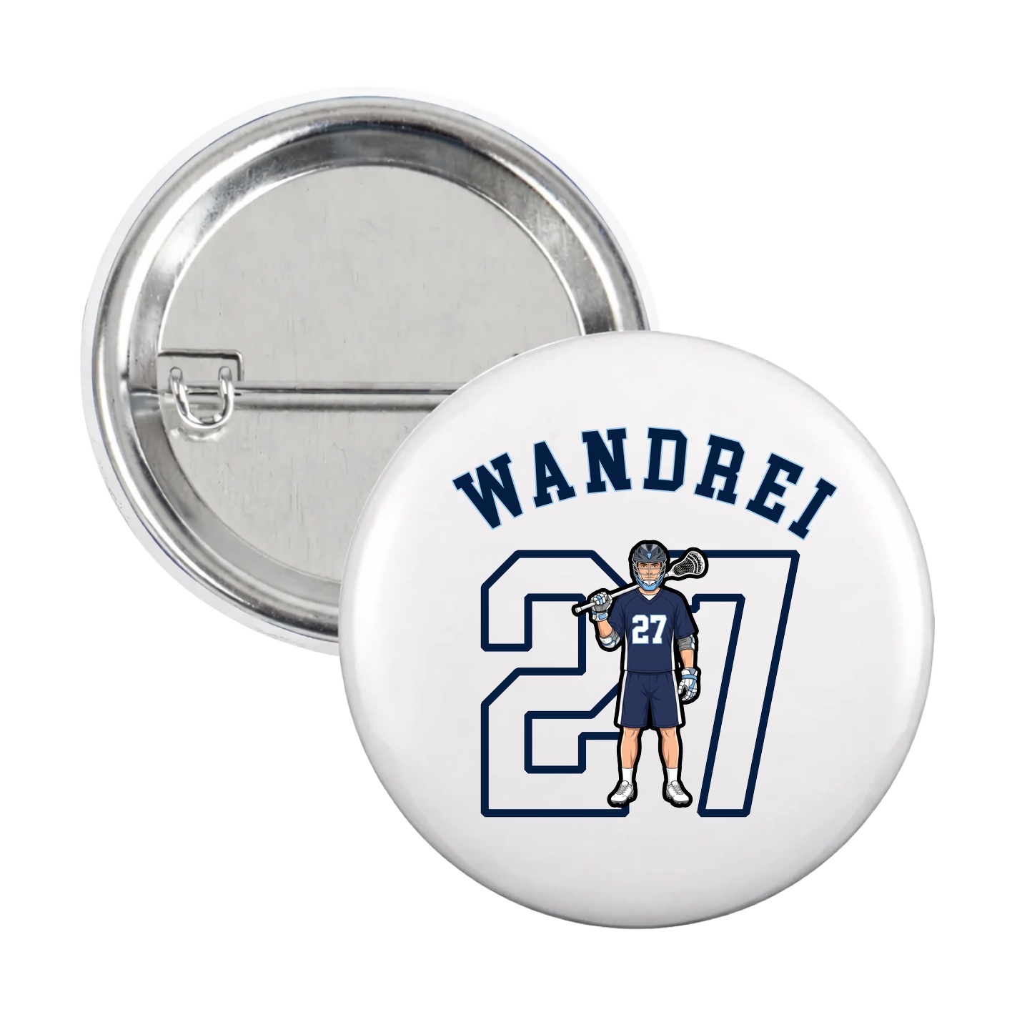 Game Day Button — Shirsey Arch in White