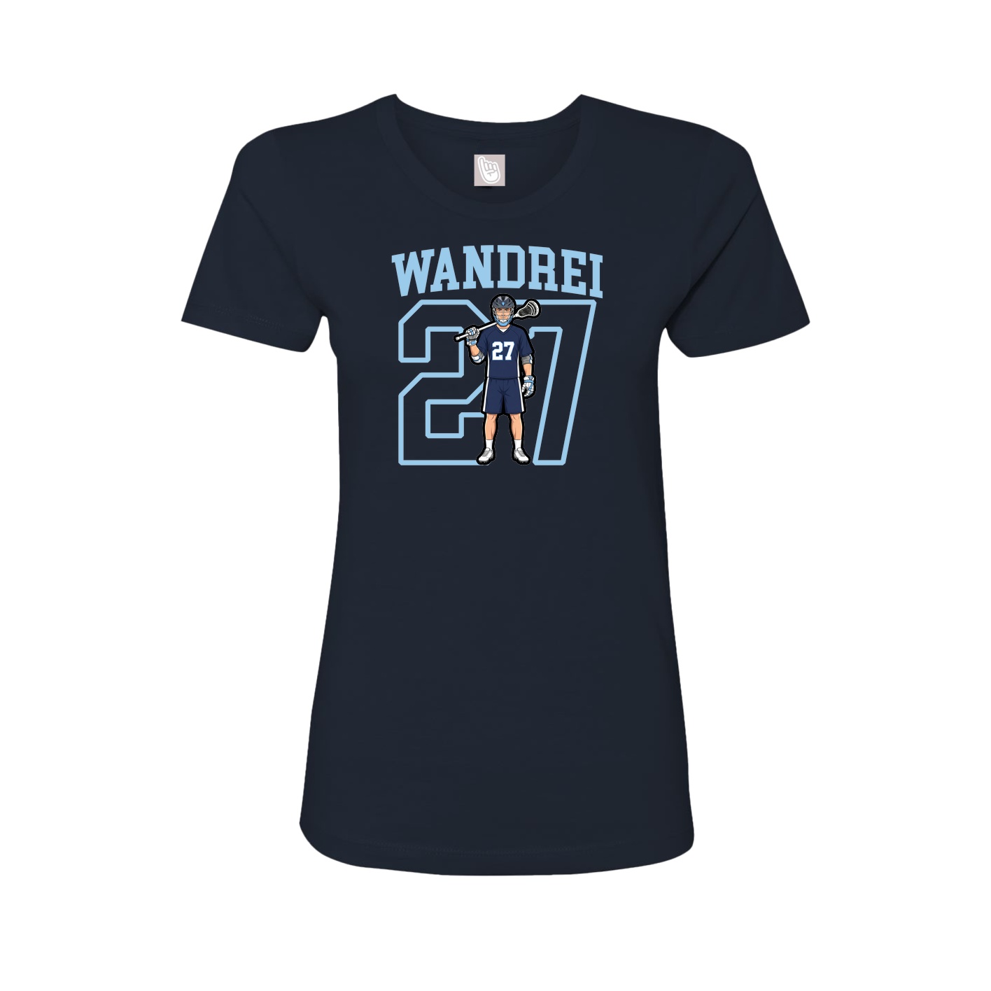 Fitted Women's Tee — Shirsey in Navy