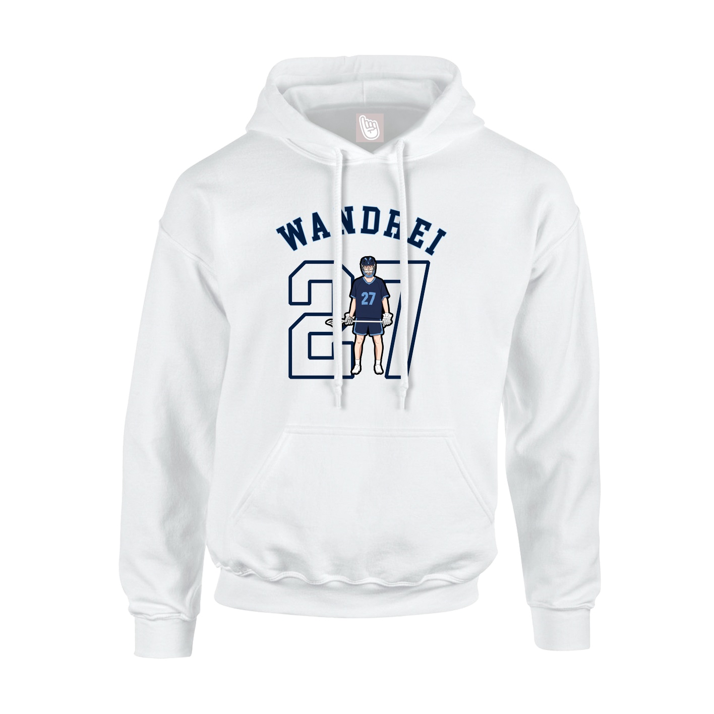 Hoodie — Shirsey Arch in White