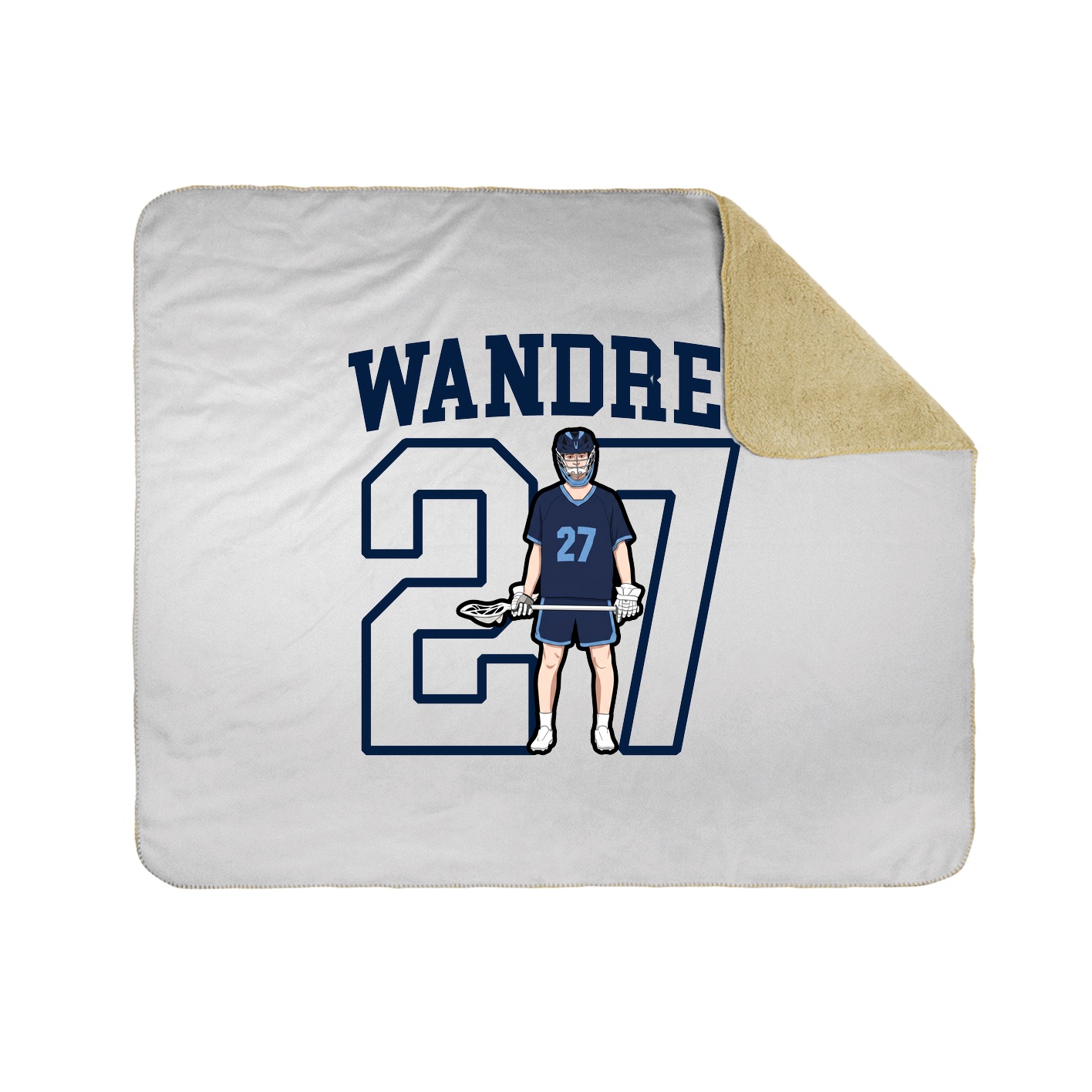 Throw Blanket — Shirsey in White