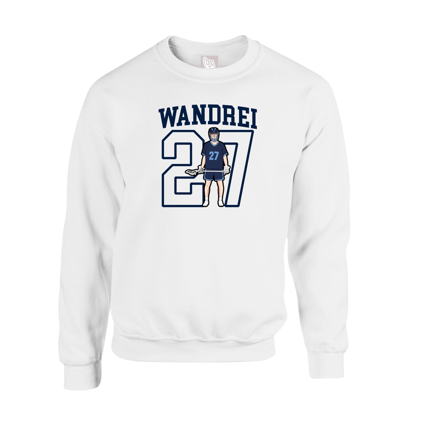 Fleece Crew — Shirsey in White