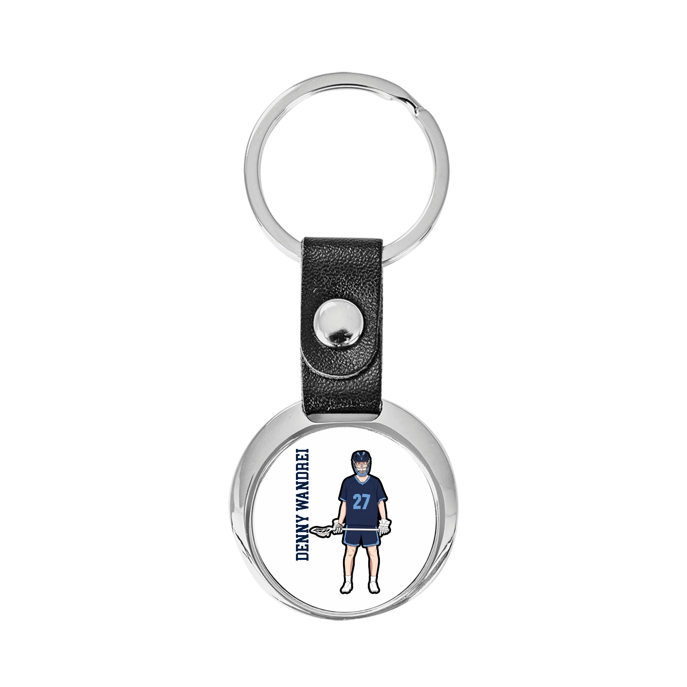 Key Chain — Name Vertical in Classic