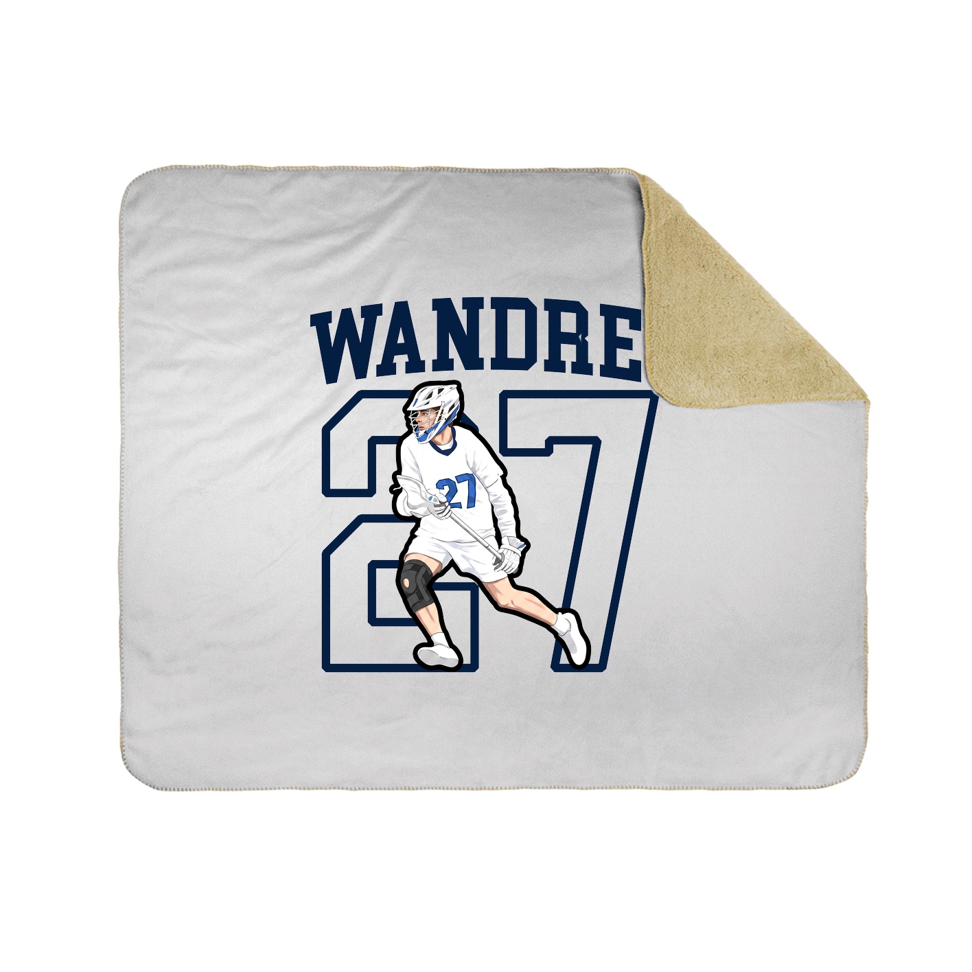 Throw Blanket — Shirsey in White