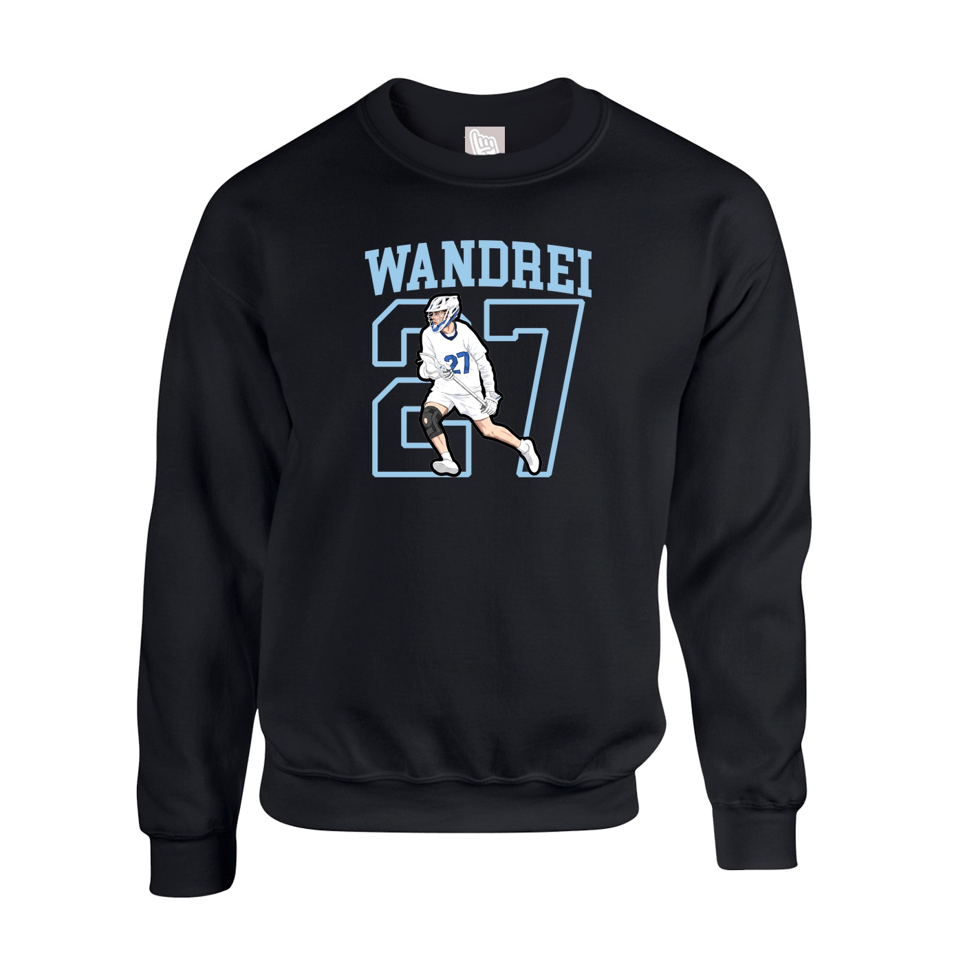 Fleece Crew — Shirsey in Black