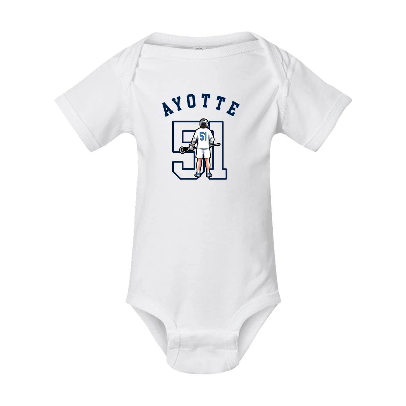 Baby Onesie — Shirsey Arch in White