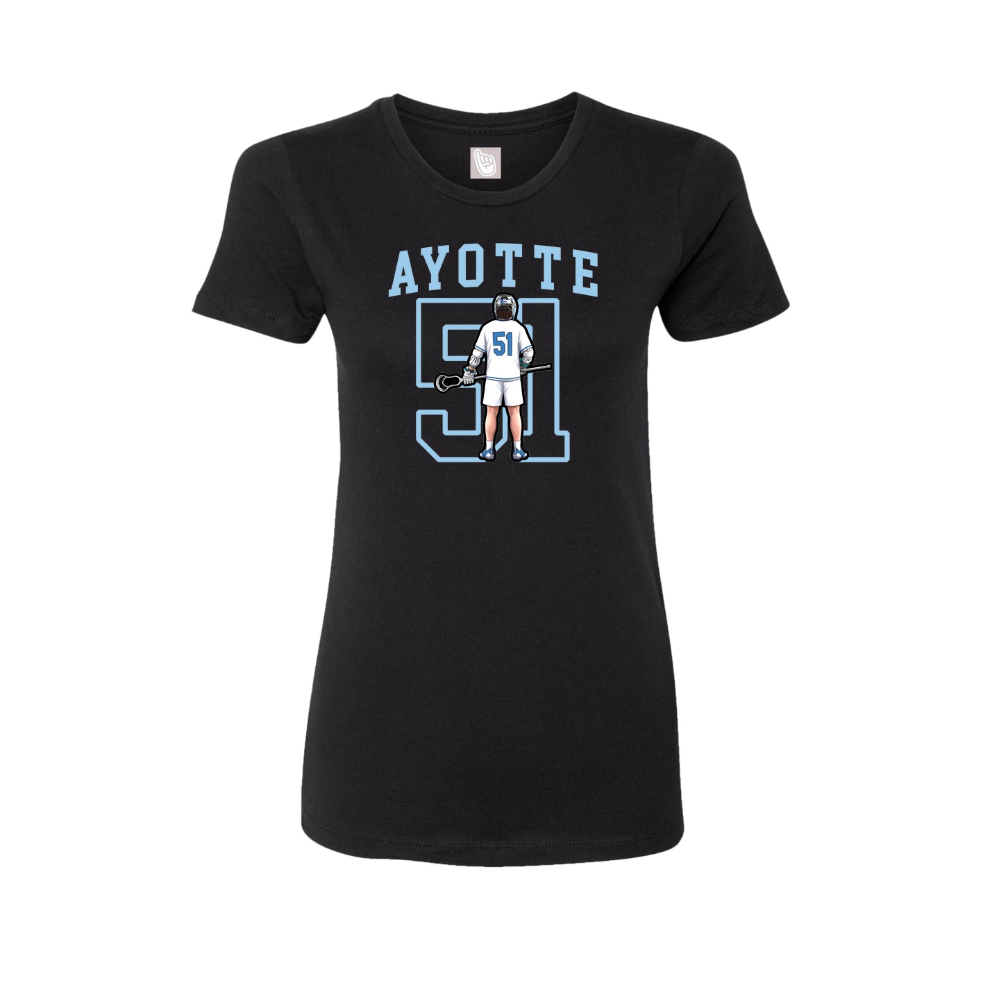 Fitted Women's Tee — Shirsey in Black