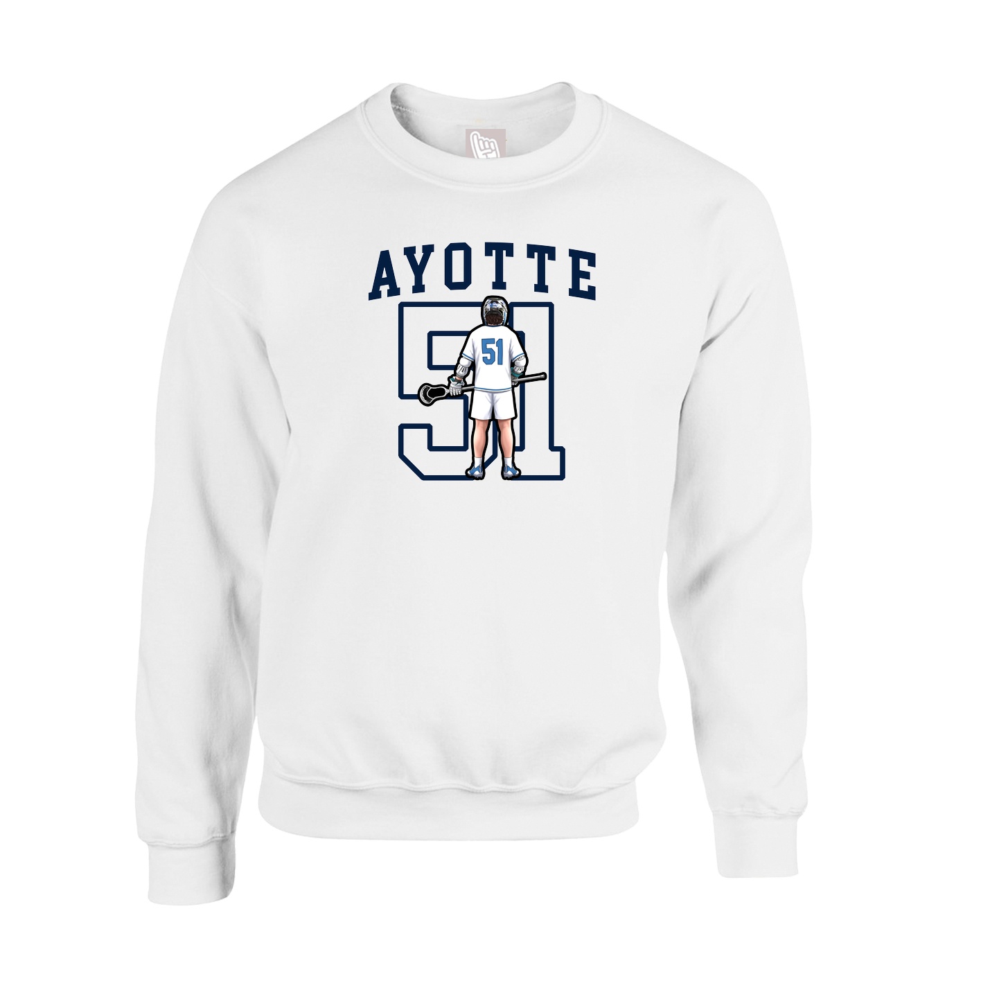 Fleece Crew — Shirsey in White