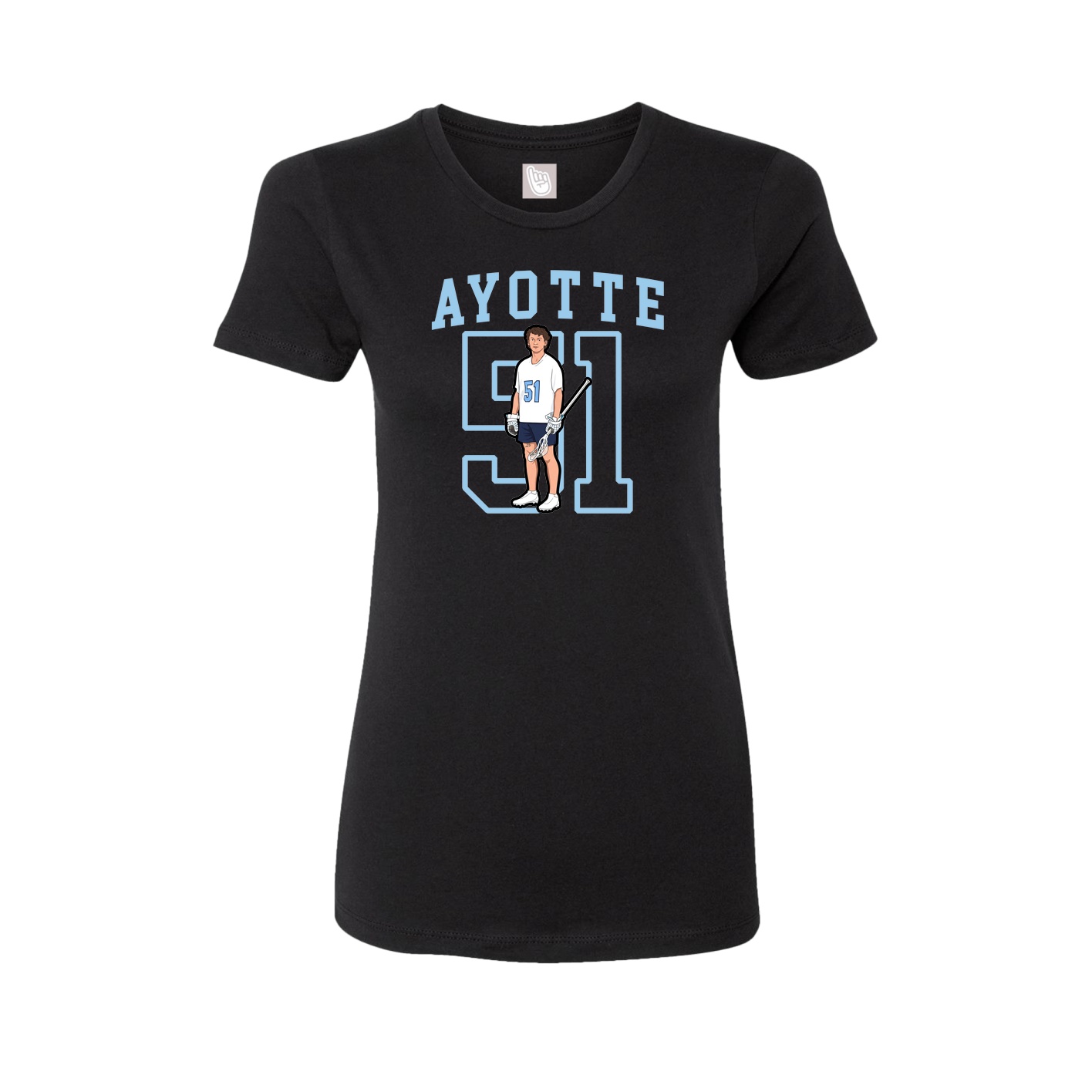 Fitted Women's Tee — Shirsey in Black