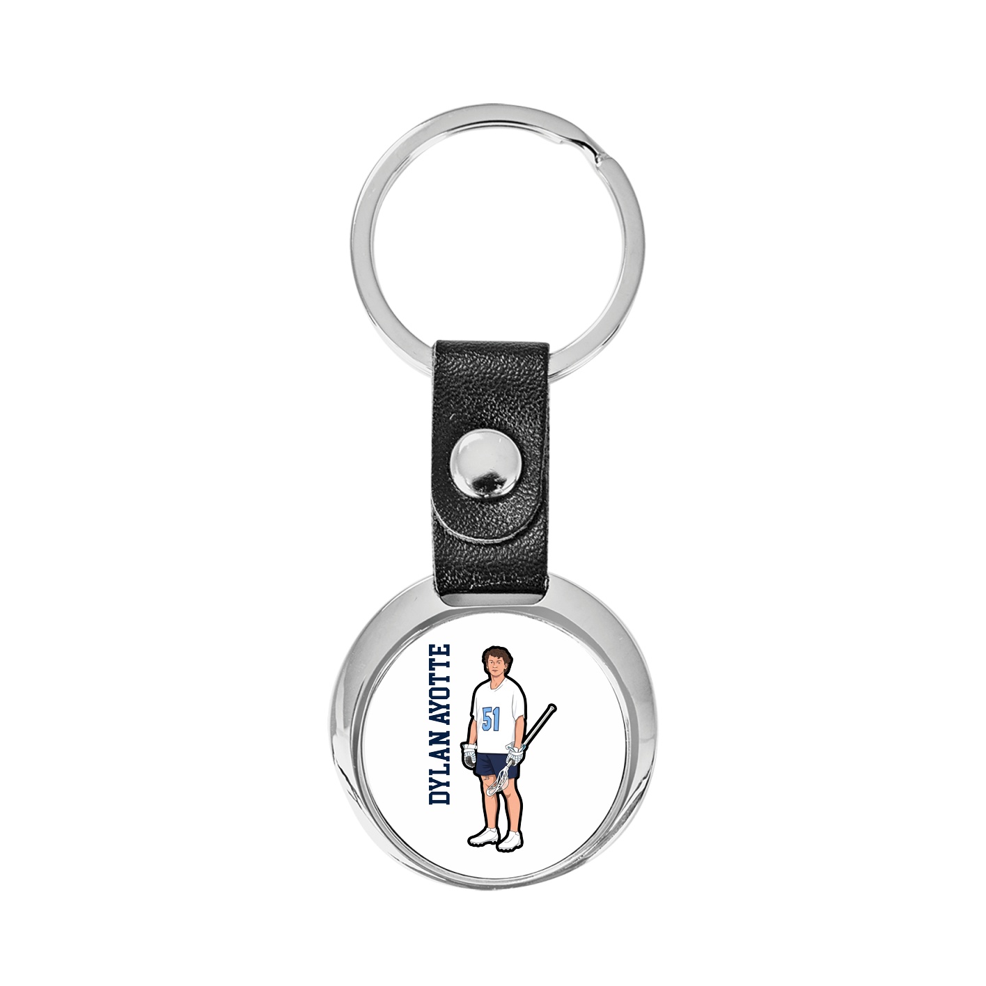 Key Chain — Name Vertical in Classic