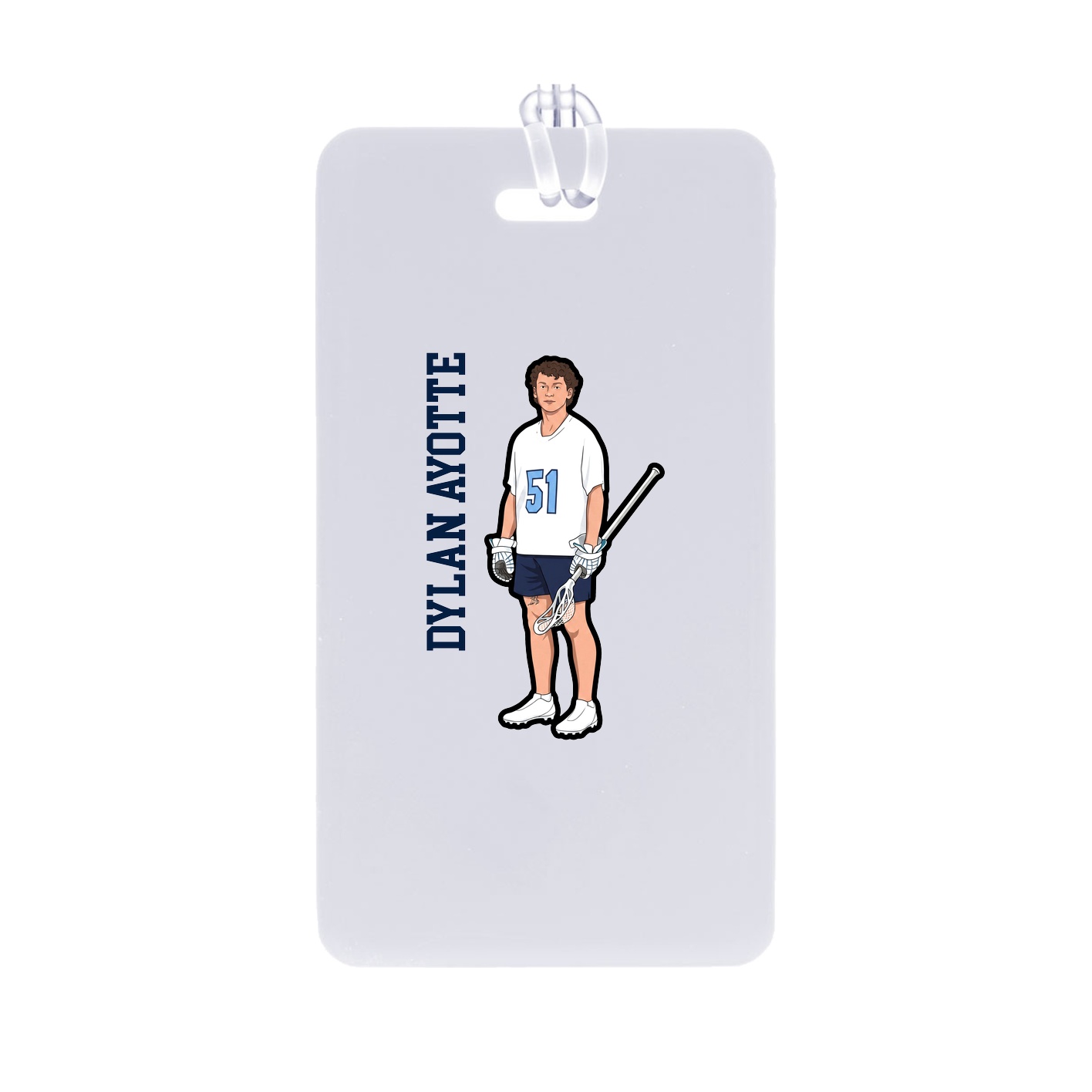 Bag Tag — Name Vertical in Classic