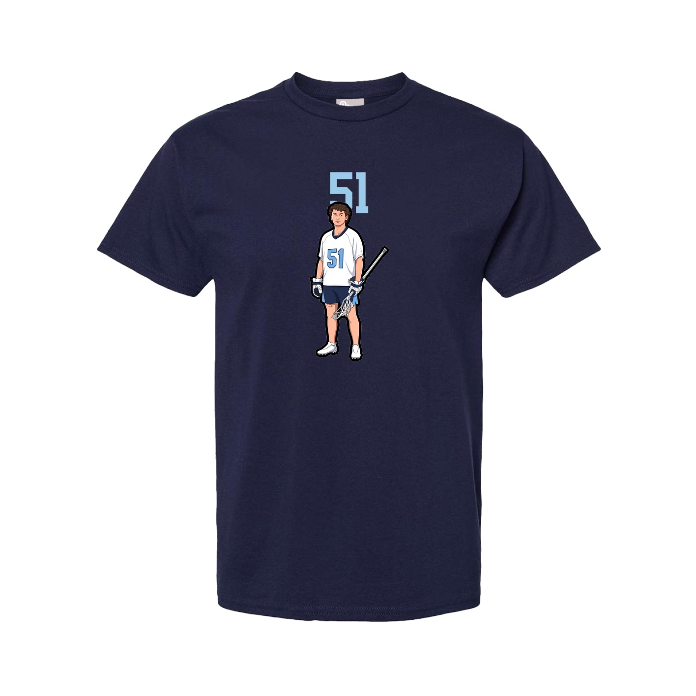 Youth Tee — Number Top in Navy