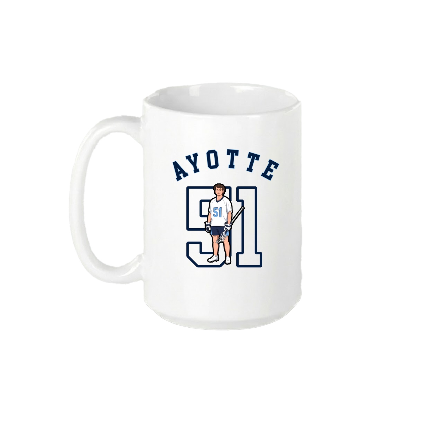 15oz Coffee Mug — Shirsey Arch in White
