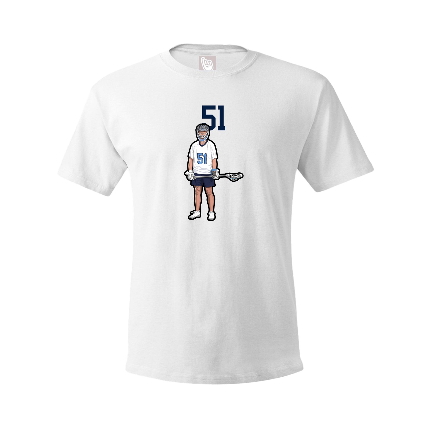 Tee — Number Top in White