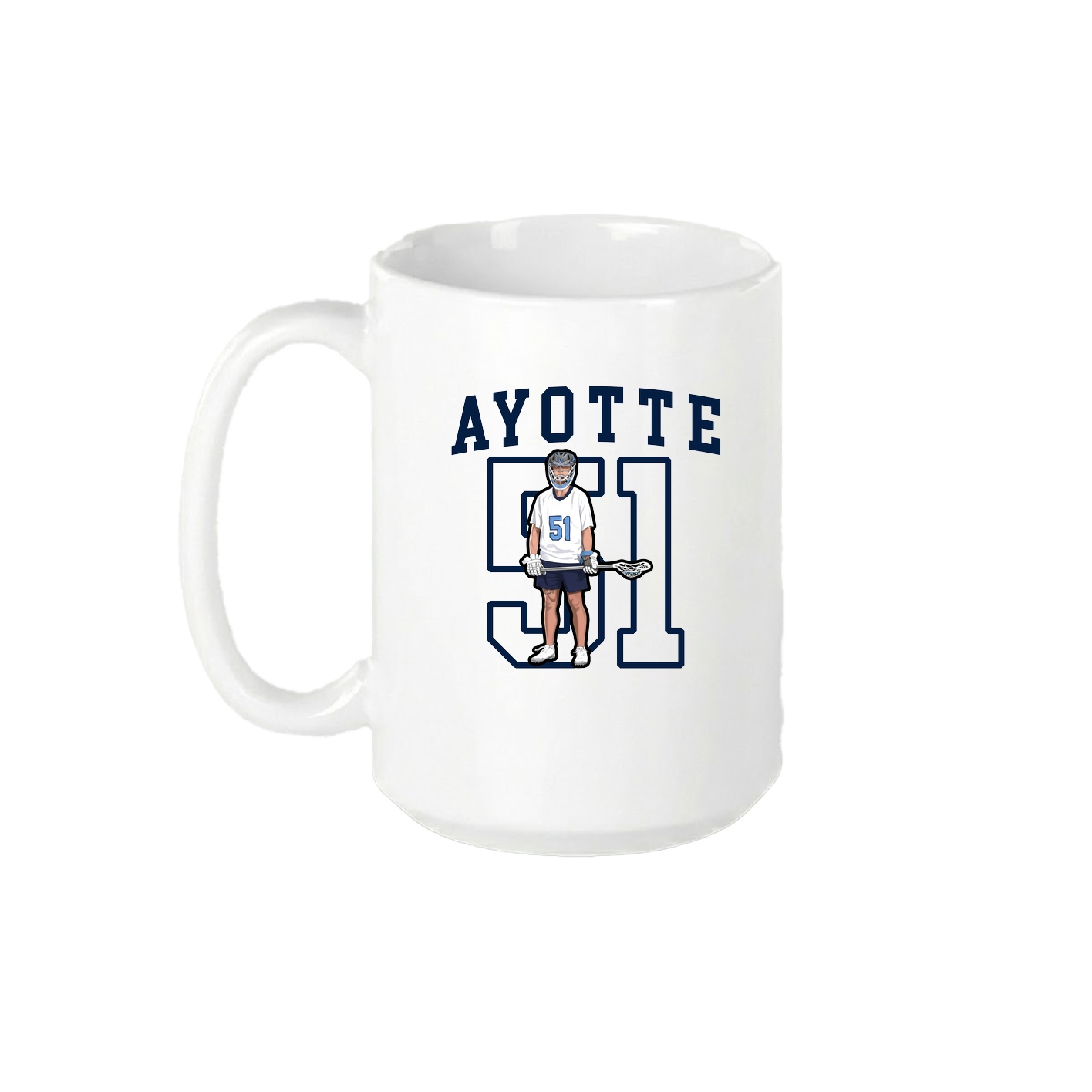 15oz Coffee Mug — Shirsey in White