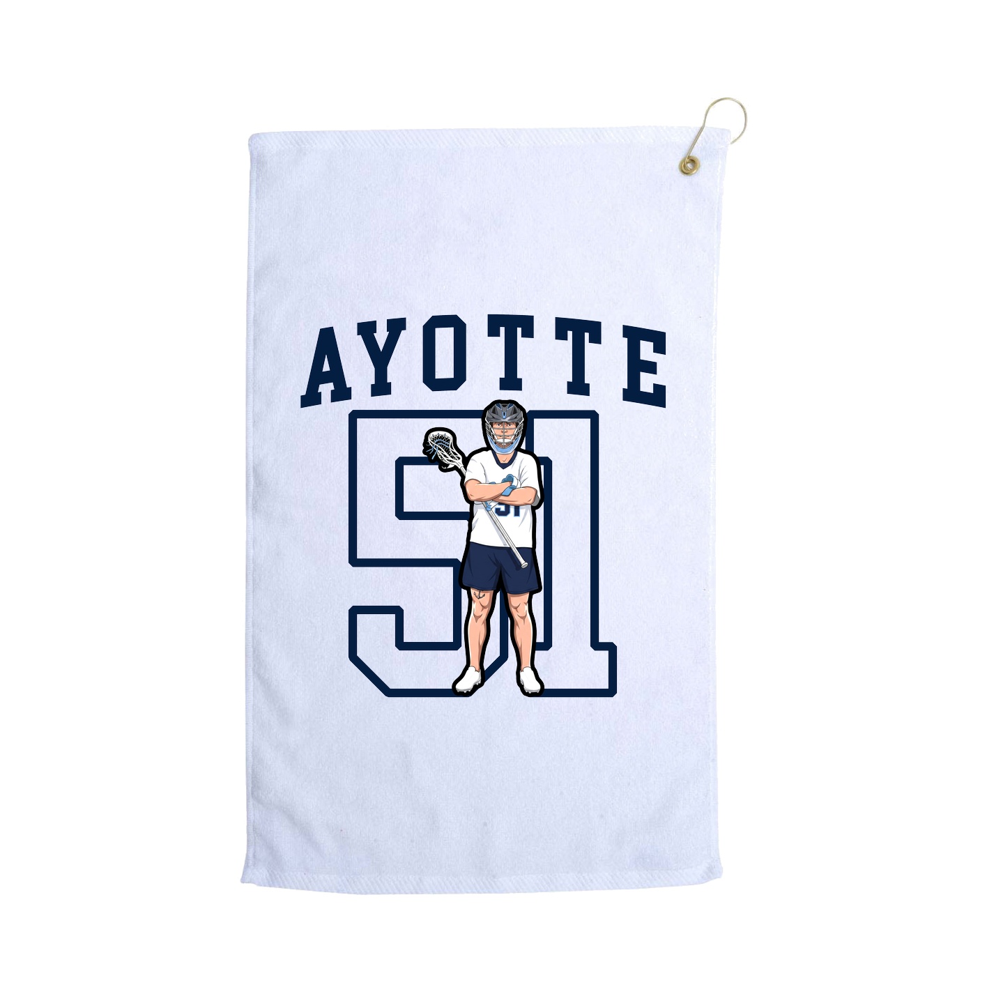 Golf Towel — Shirsey in White