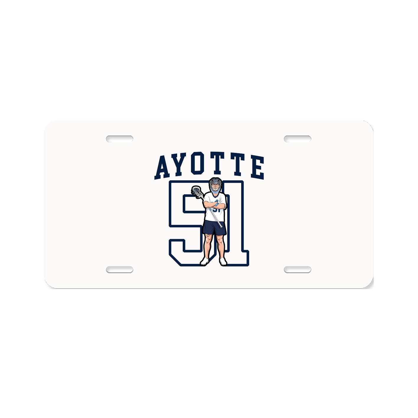 Aluminum License Plate