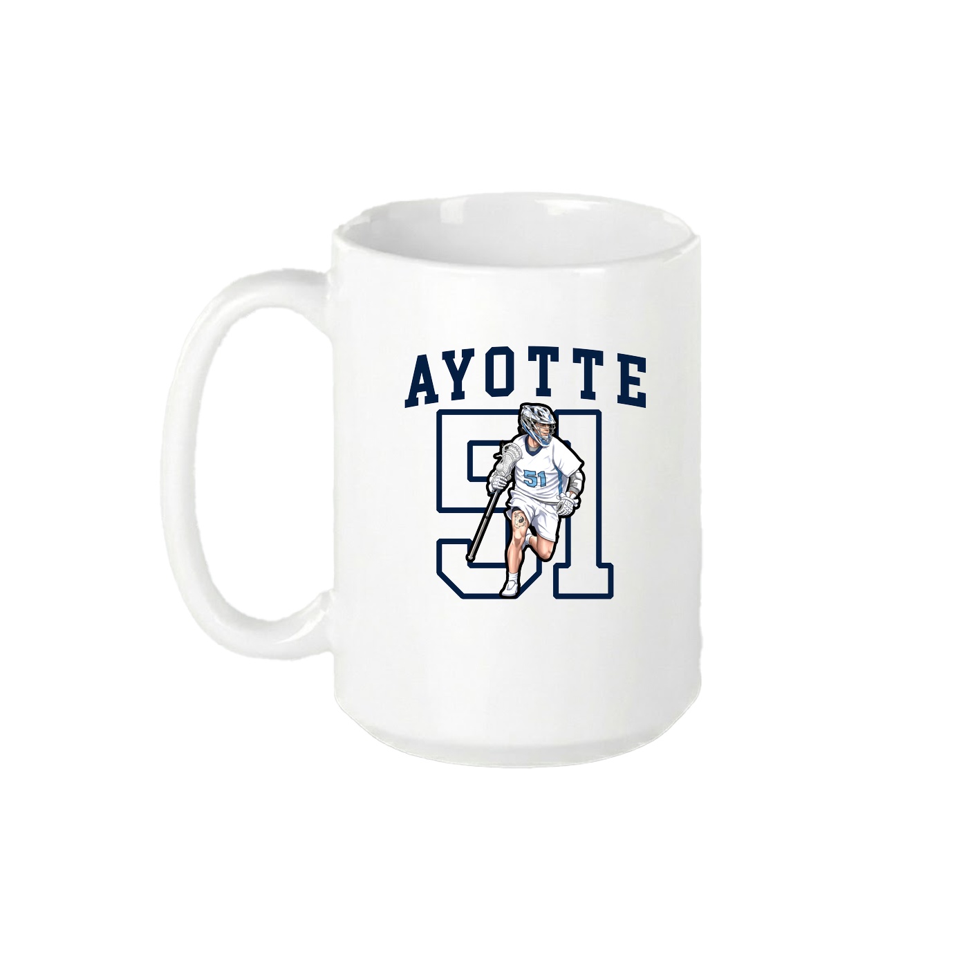 15oz Coffee Mug — Shirsey in White