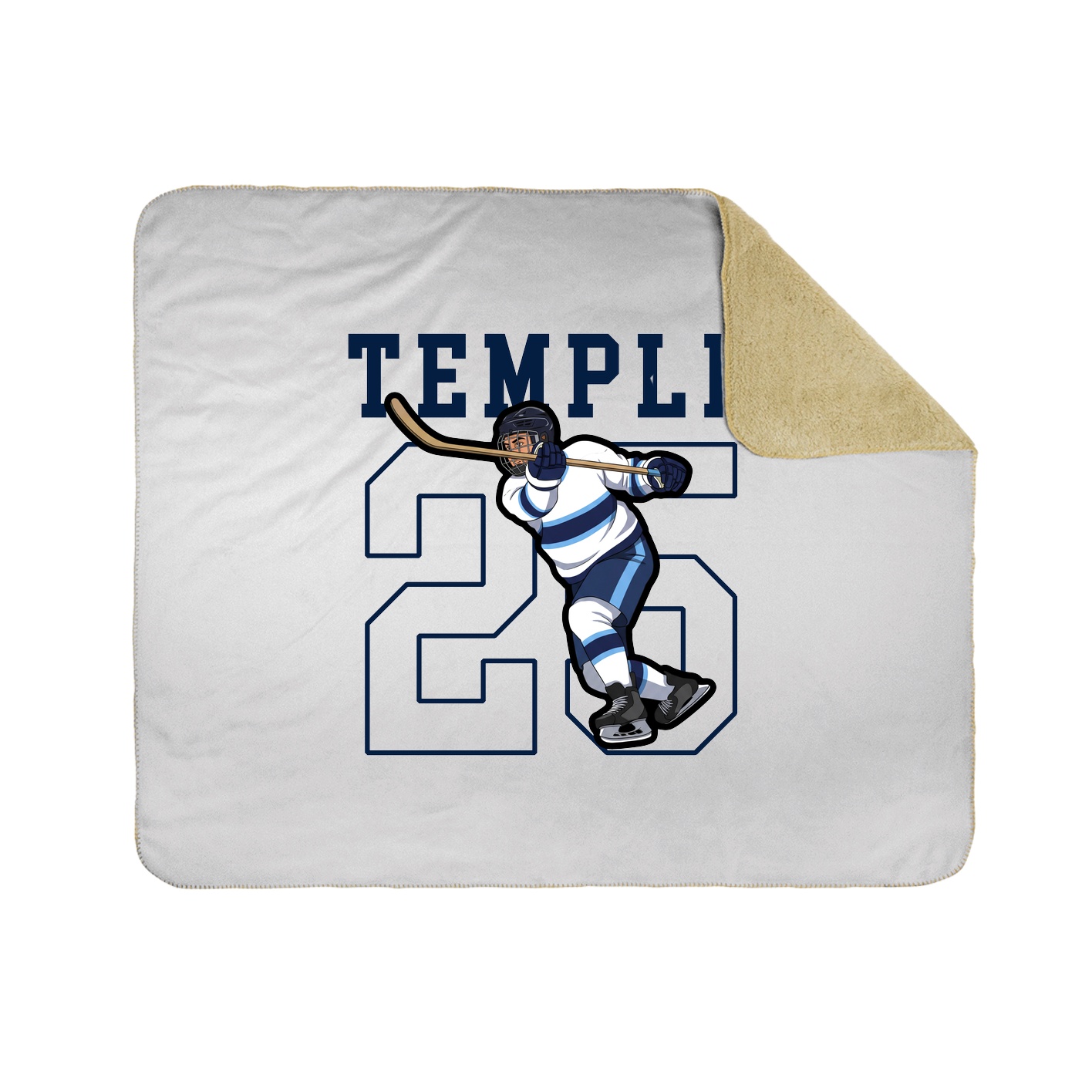 50x60 Sherpa Lined Throw Blanket