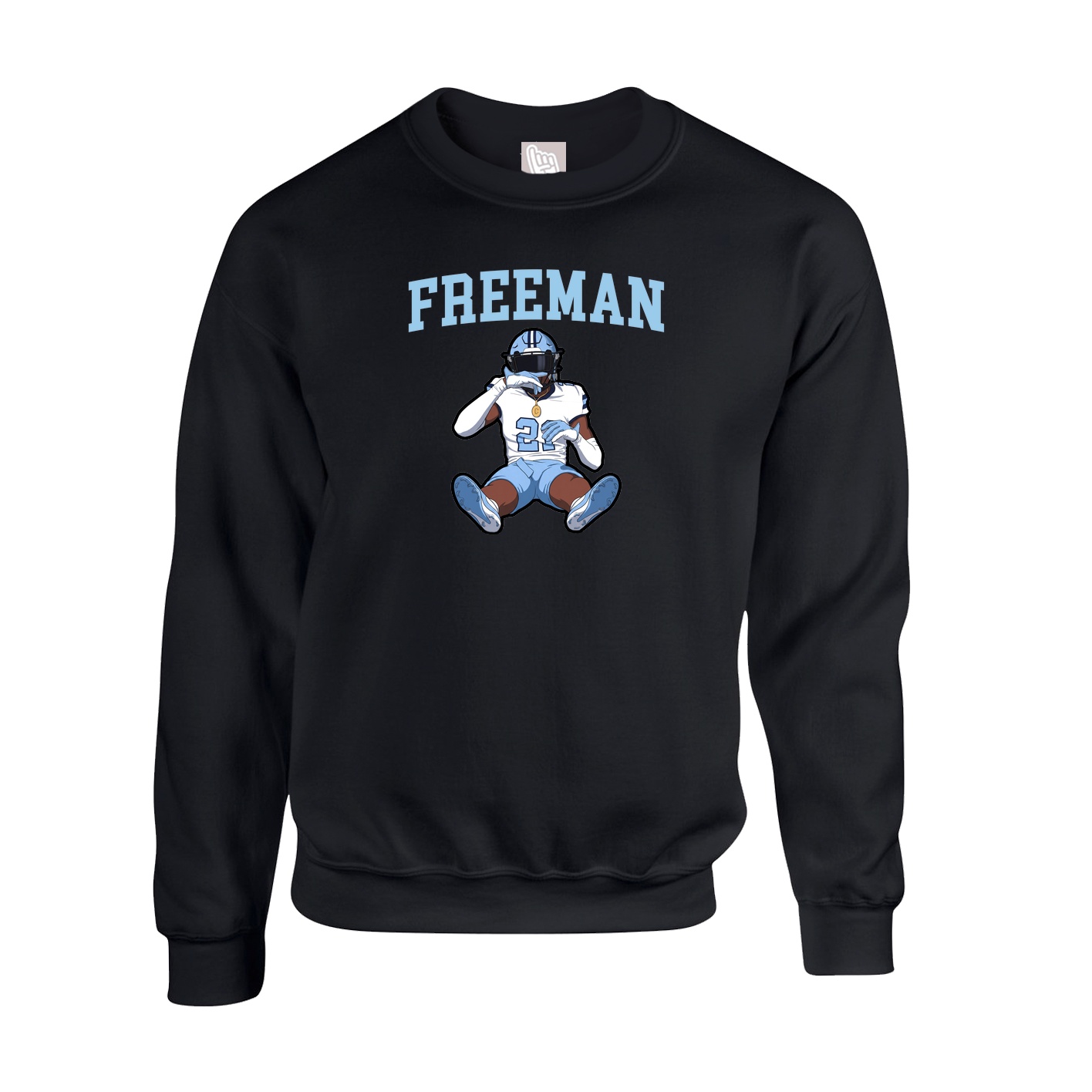 Fleece Crew — Shirsey in Black
