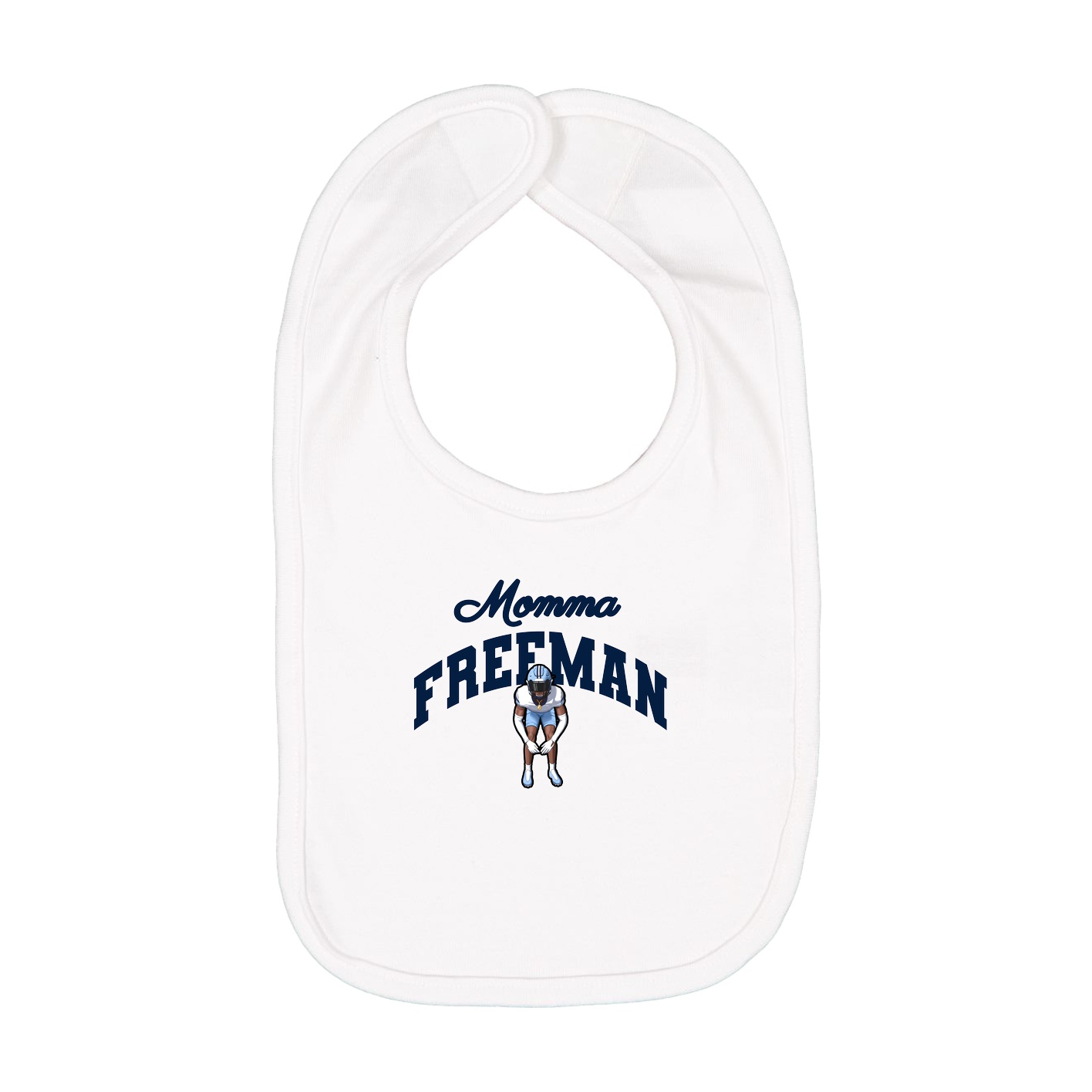 Infant Bib — Mothers Day Arch in White