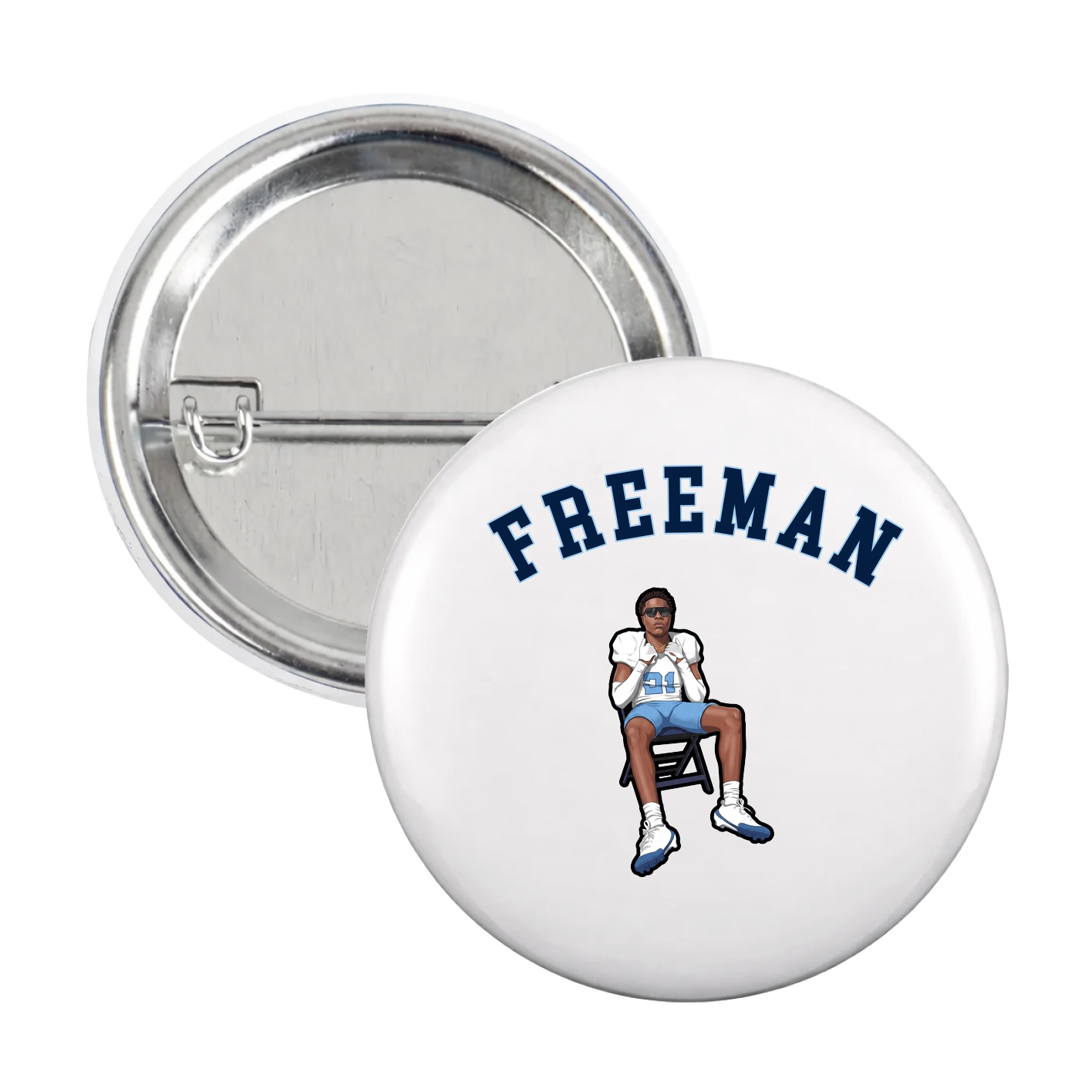 Game Day Button — Shirsey Arch in White