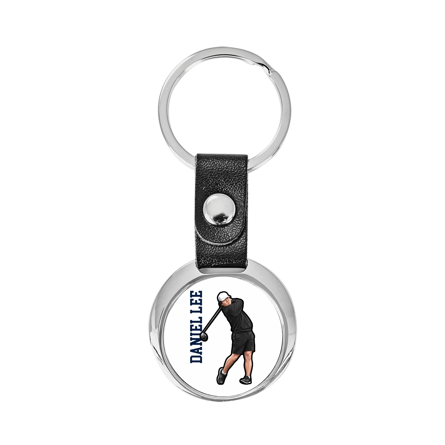 Key Chain — Name Vertical in Classic