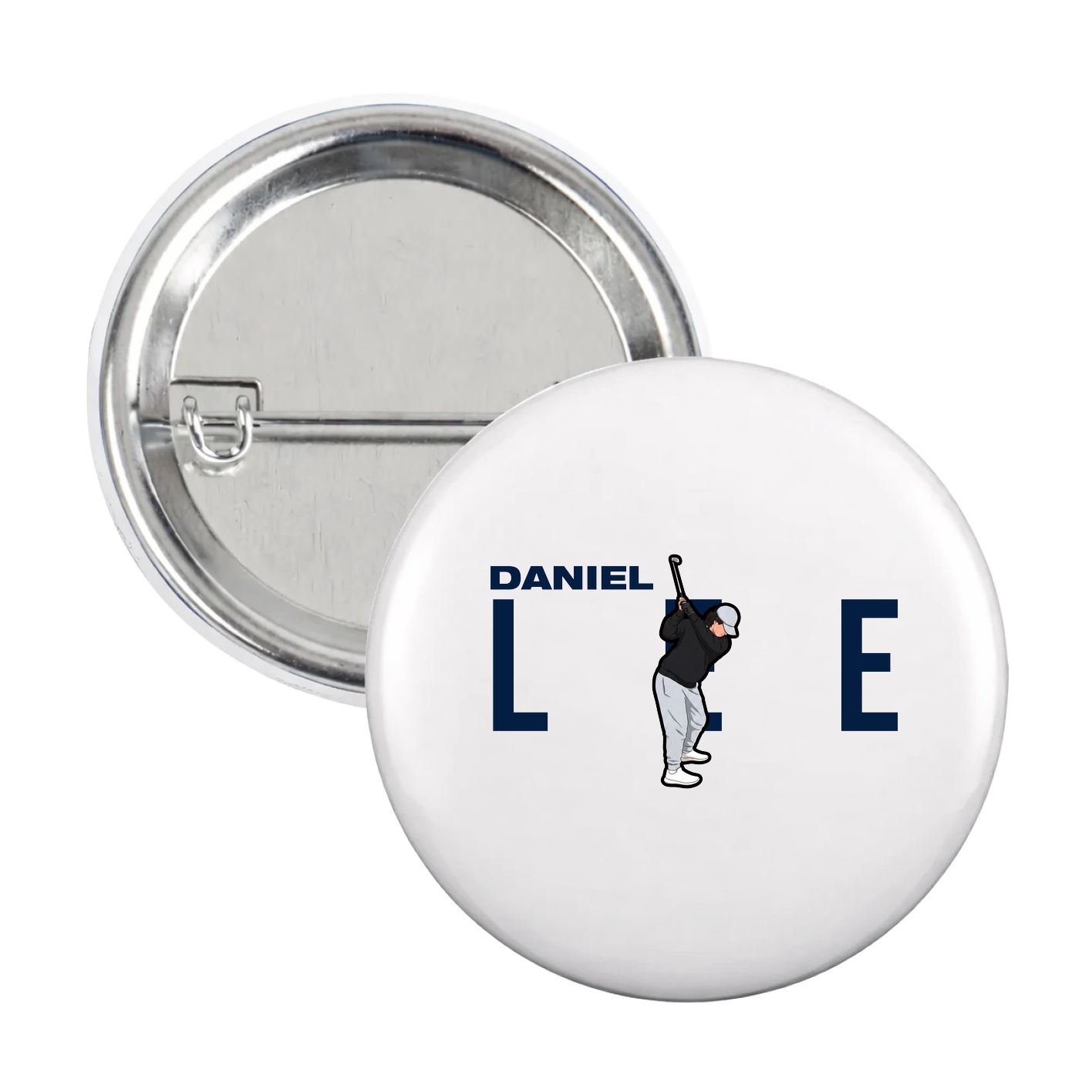 Game Day Button — Player Name in White