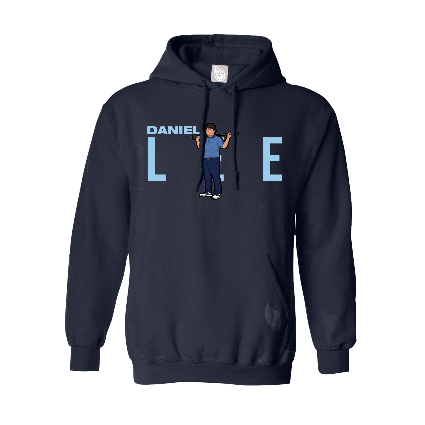 Hoodie — Player Name in Navy