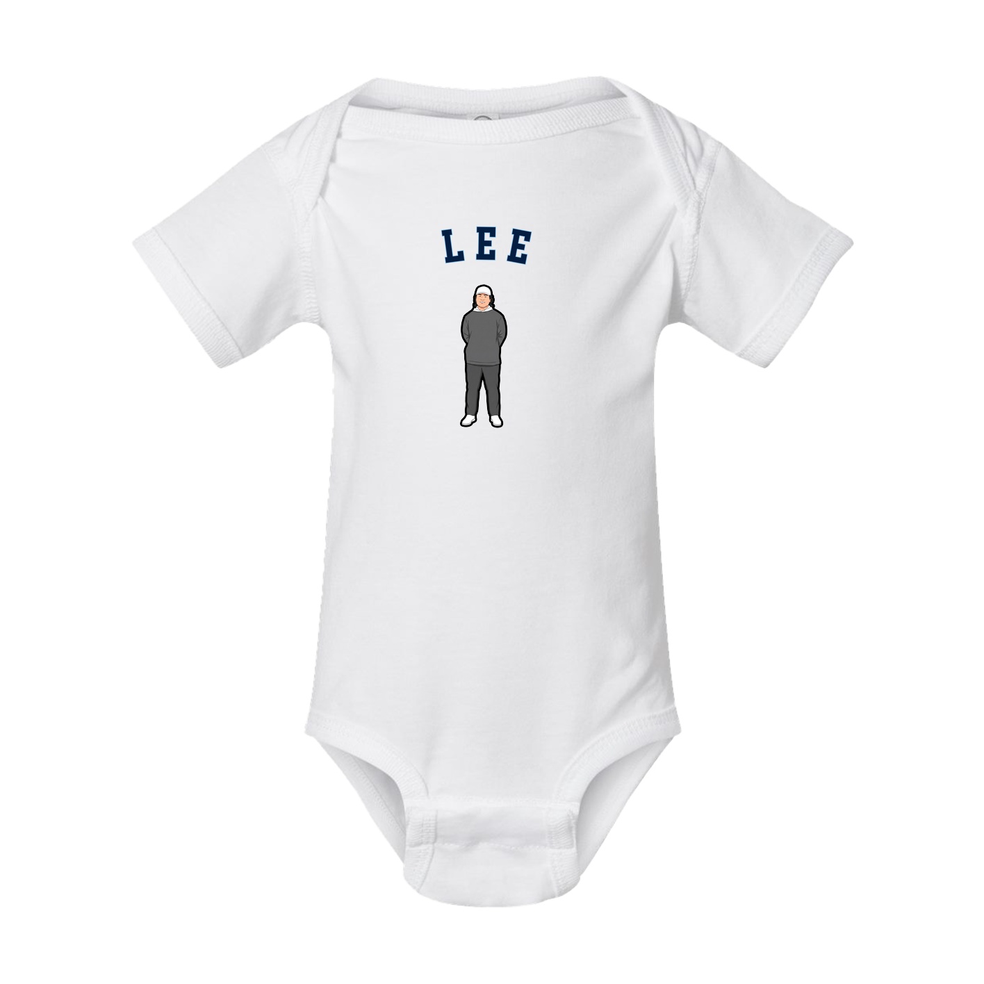 Baby Onesie — Shirsey Arch in White