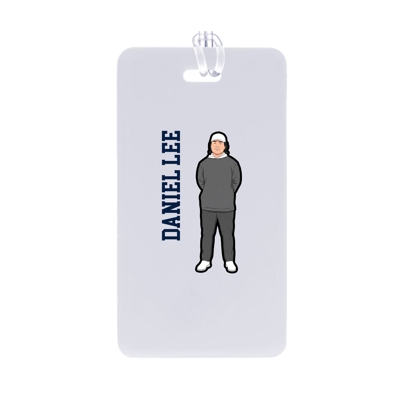 Bag Tag — Name Vertical in Classic