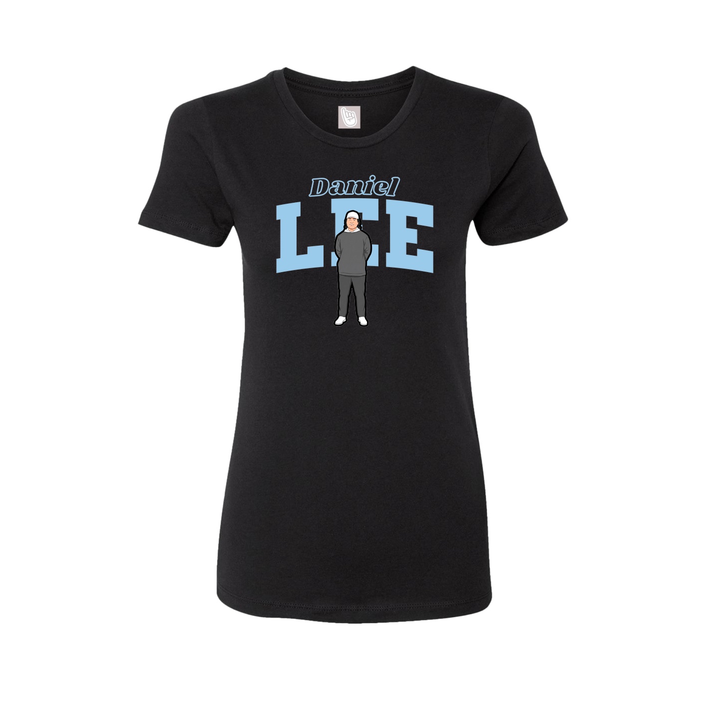 Womens Tee — Name Arch in Black