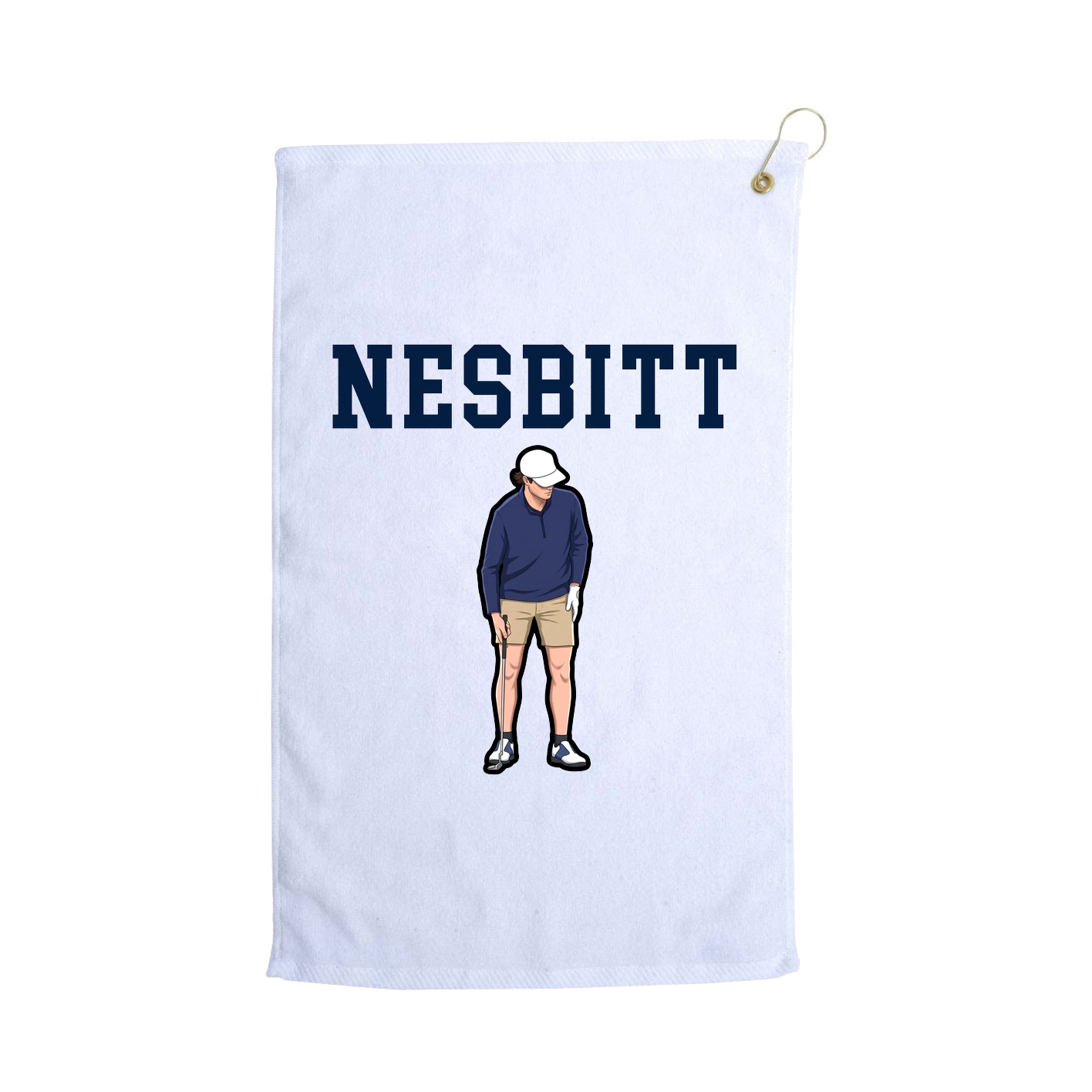 Golf Towel — Shirsey in White